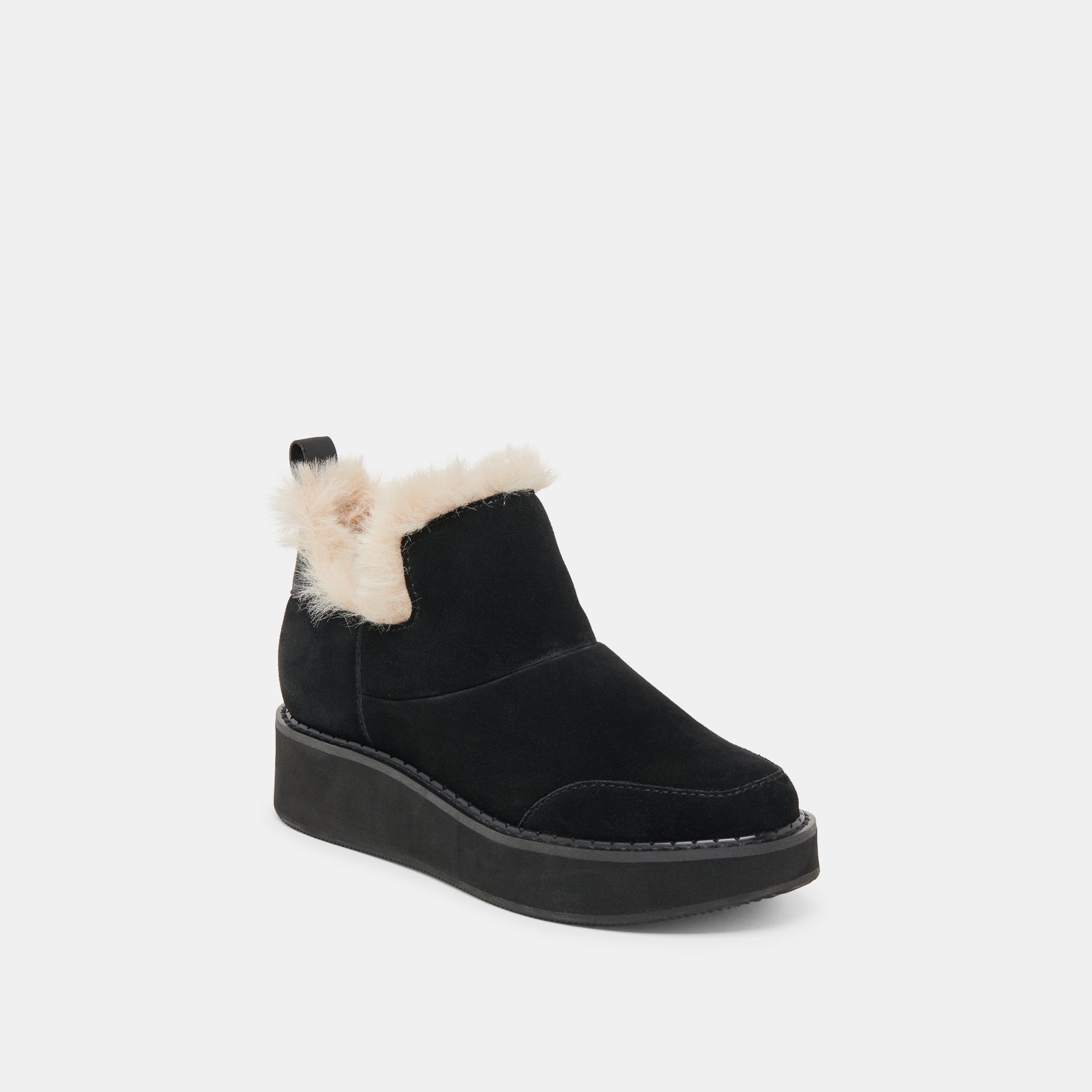 ardy plush h2o booties onyx suede 2