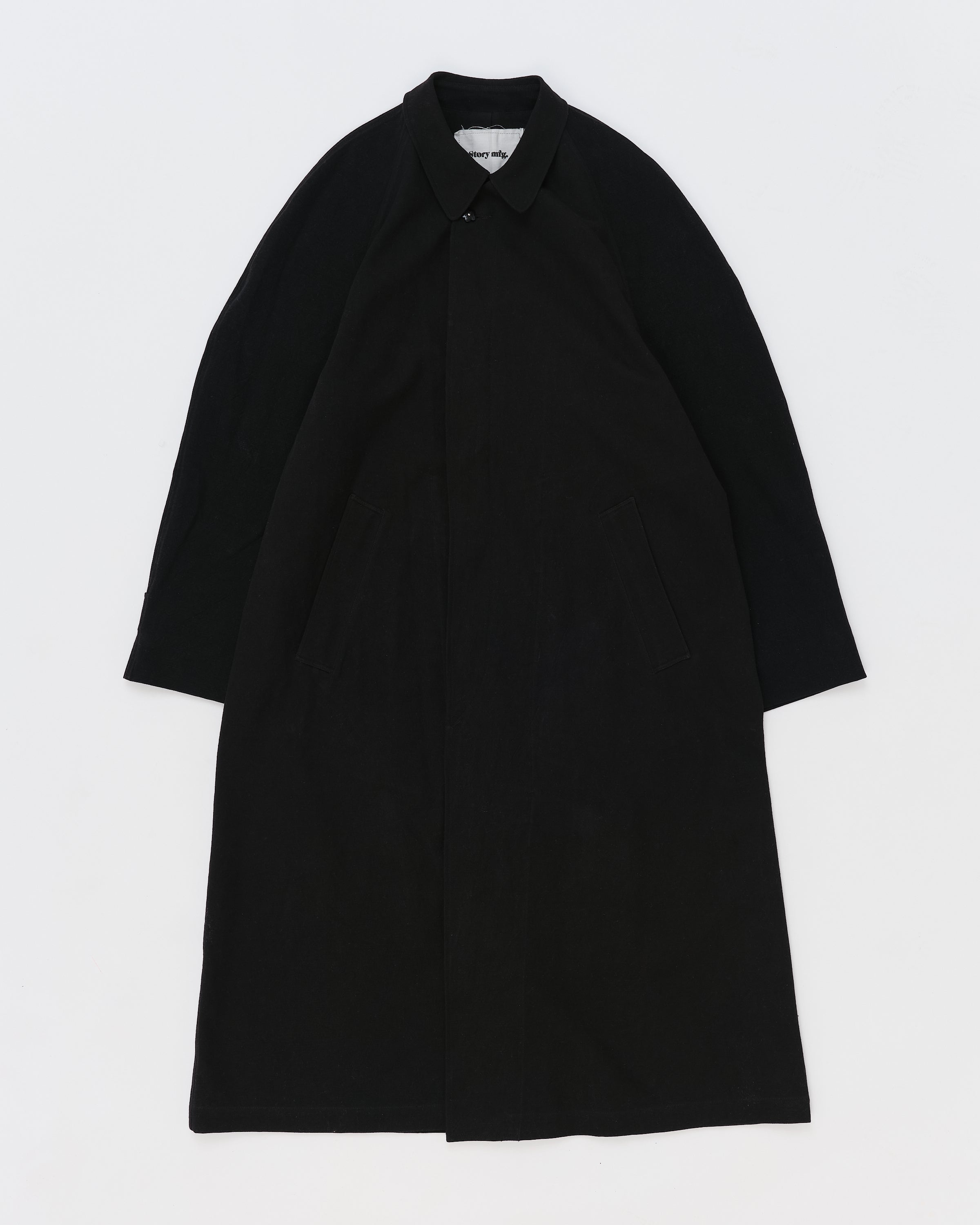 atlas overcoat black slub 3