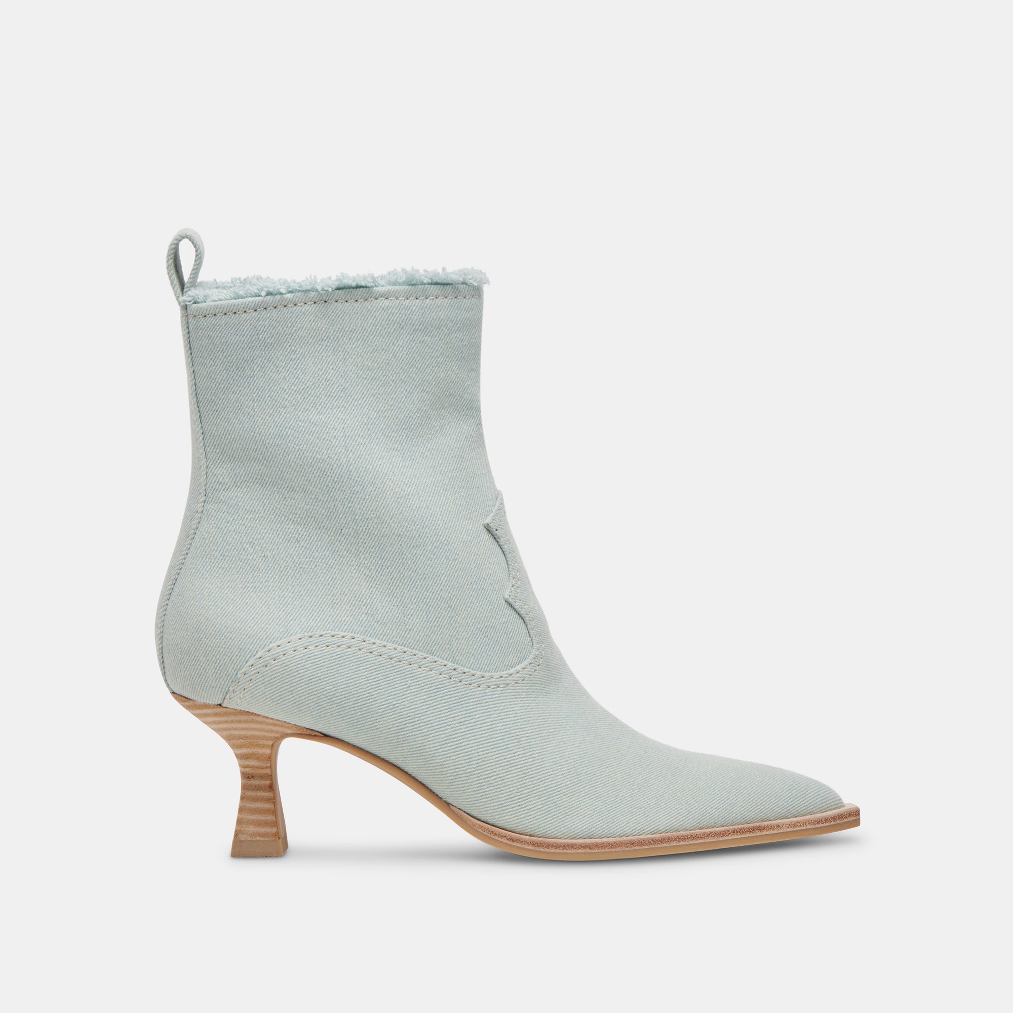 austin boots light blue denim 1