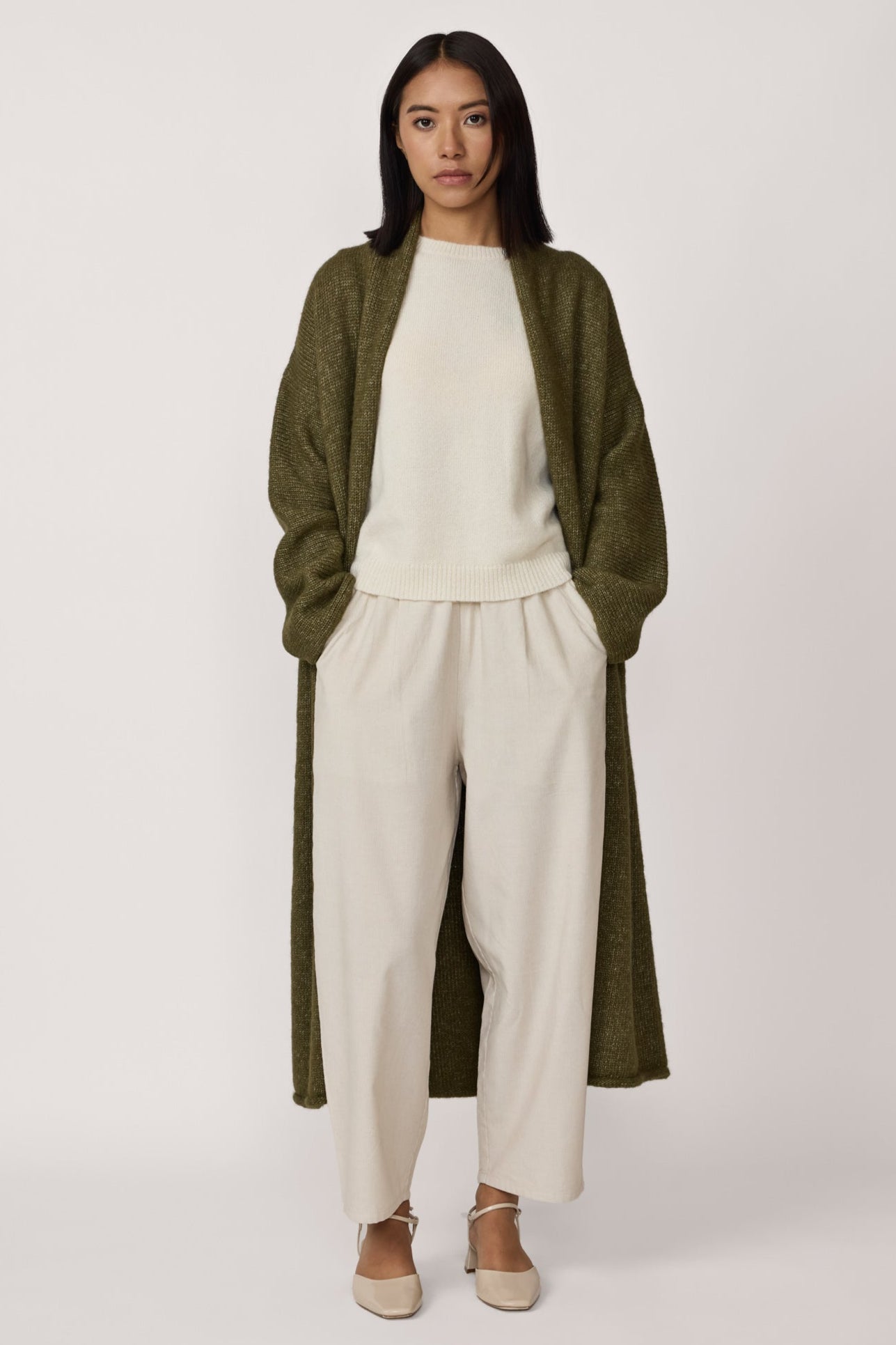 barrel leg pant ivory corduroy 2
