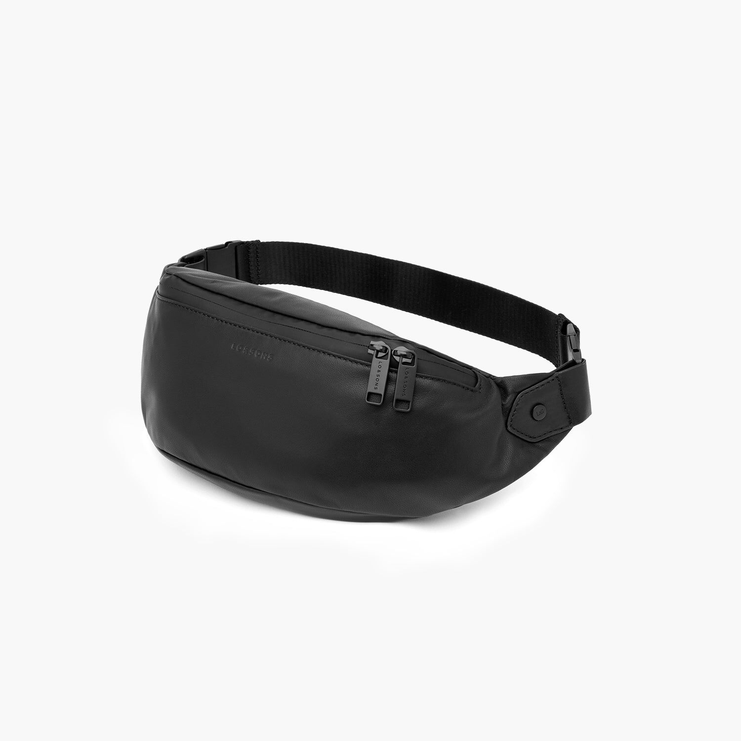 bond sheepskin leather black 1