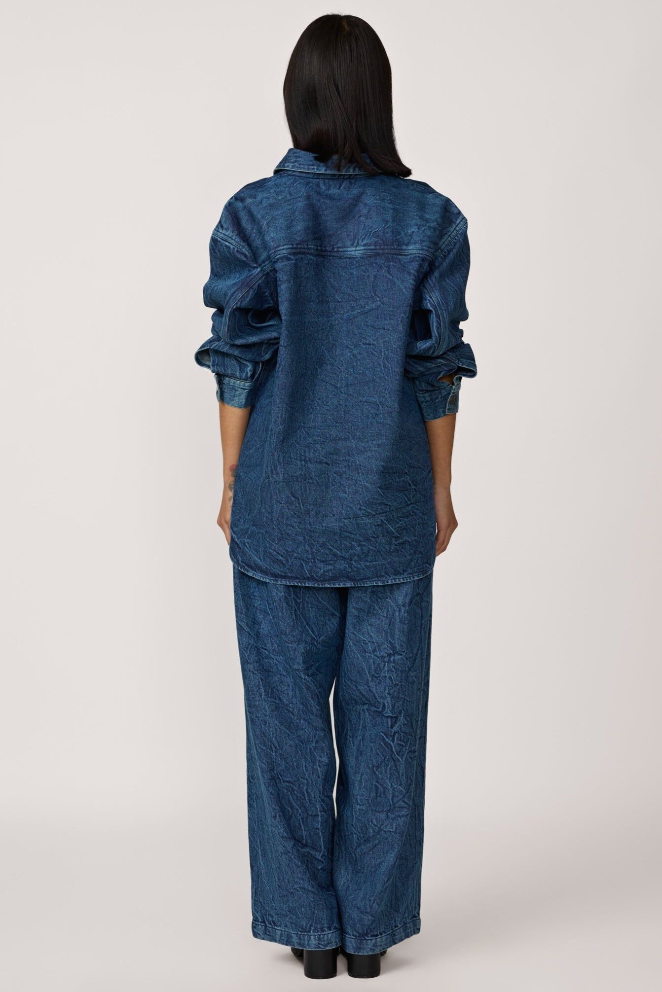 boyfriend shirt washed denim 3