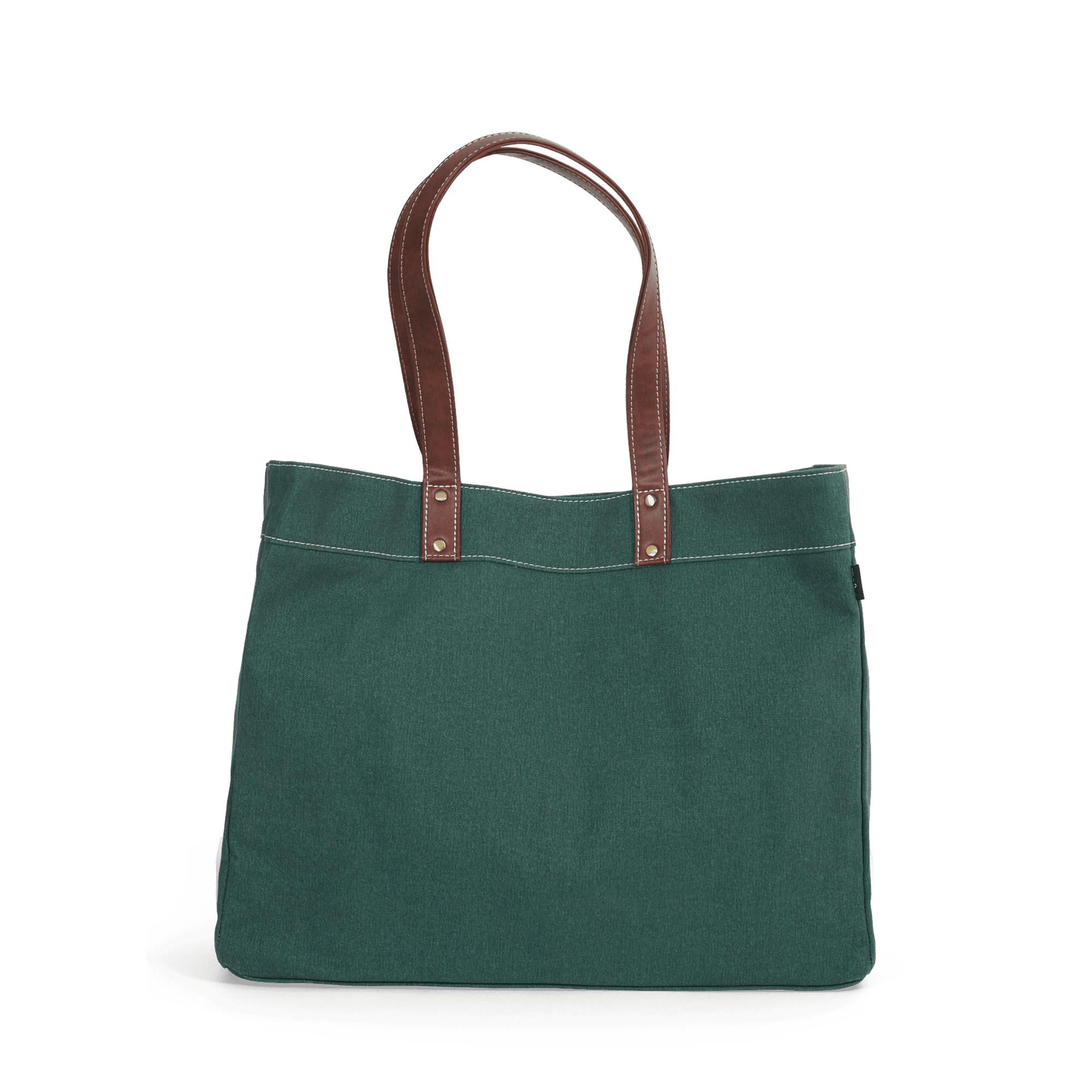 carryall tote waxed hunter green 1