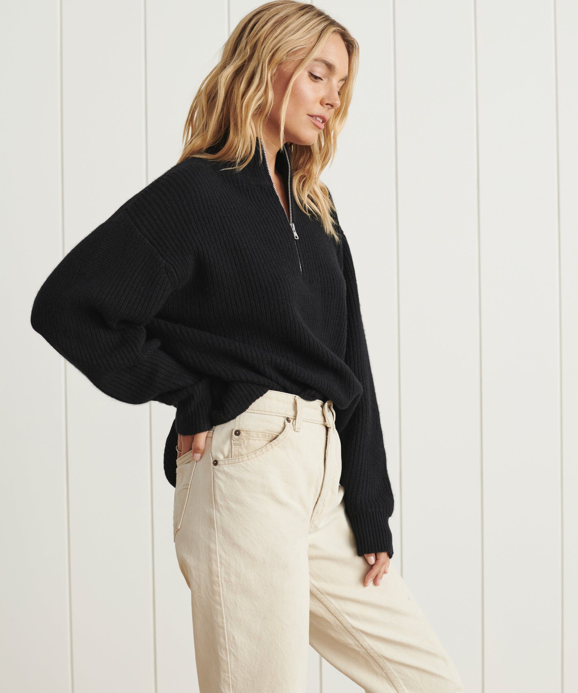 cashmere half zip 3