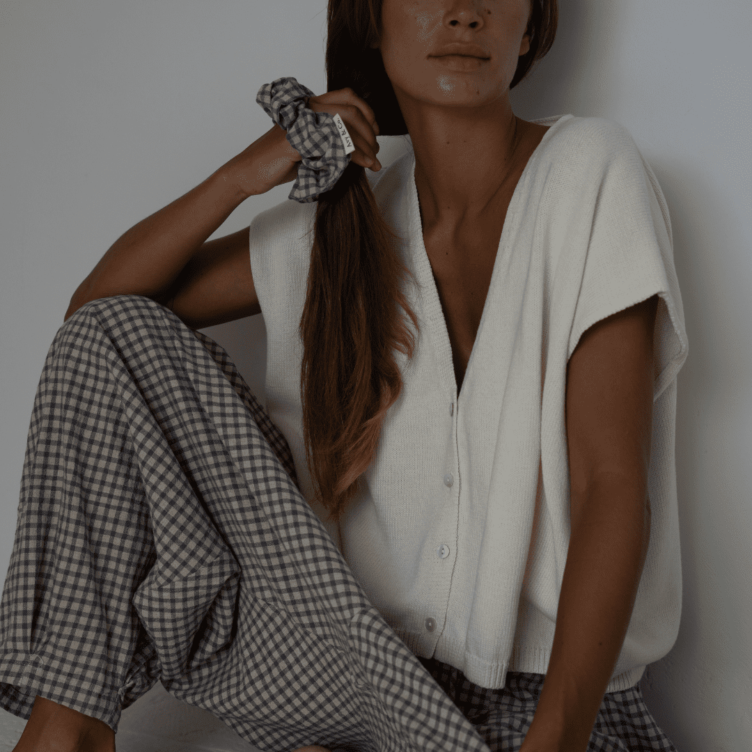 celine cream buttoned knit top 3