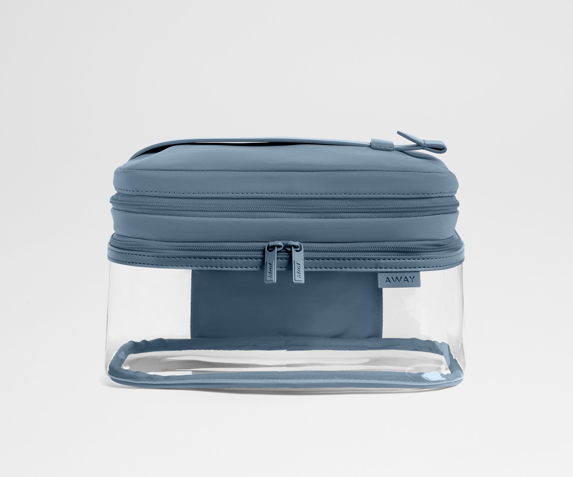 clear cosmetic case in coast blue 1
