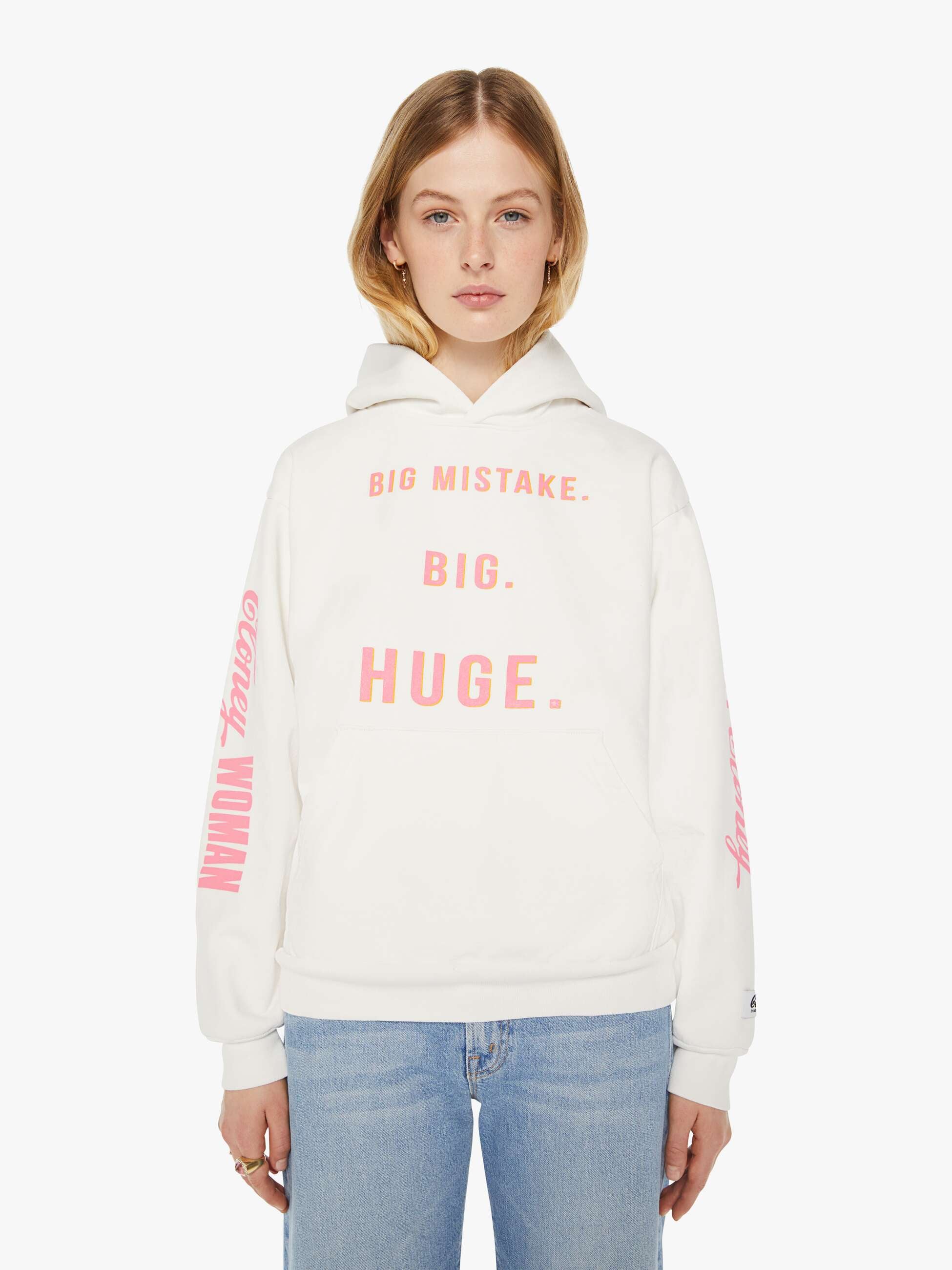 cloney pretty pullover hoodie white 1