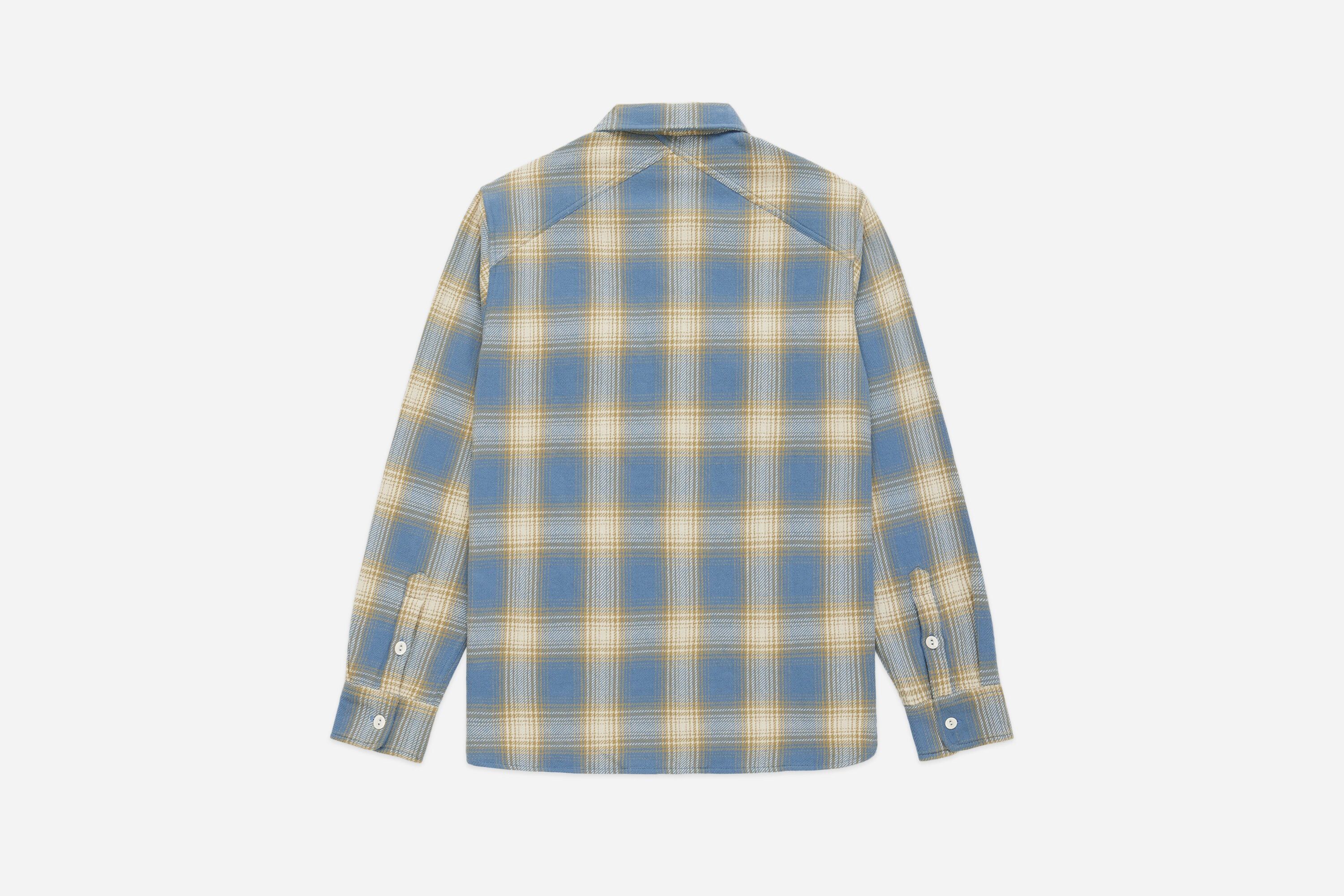 crosscut flannel powder blue plaid 2