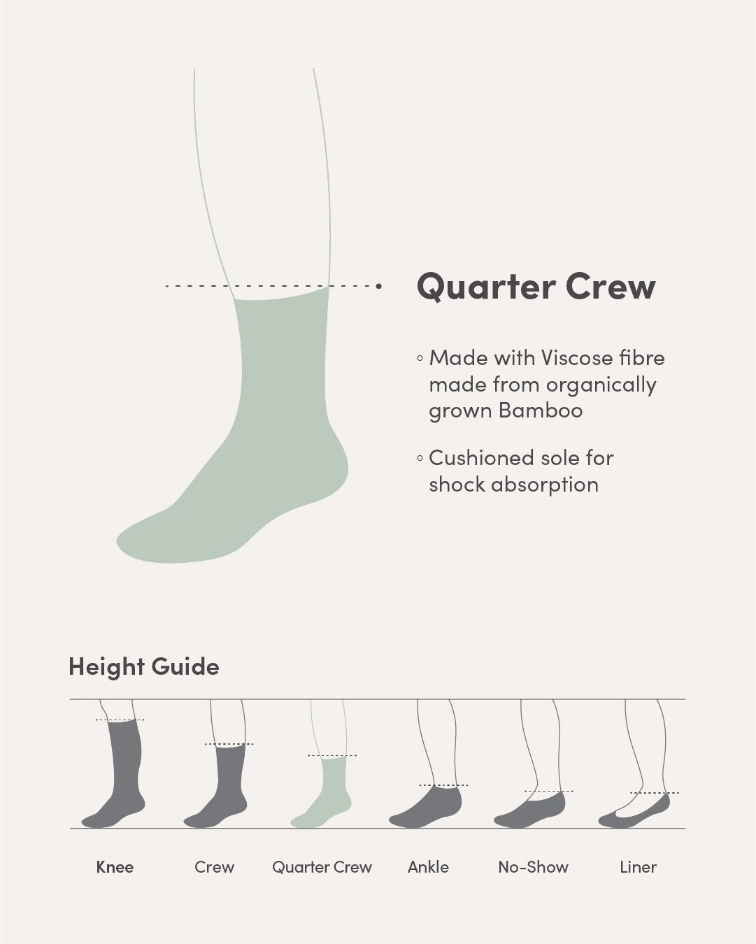 cushioned quarter crew socks white 2