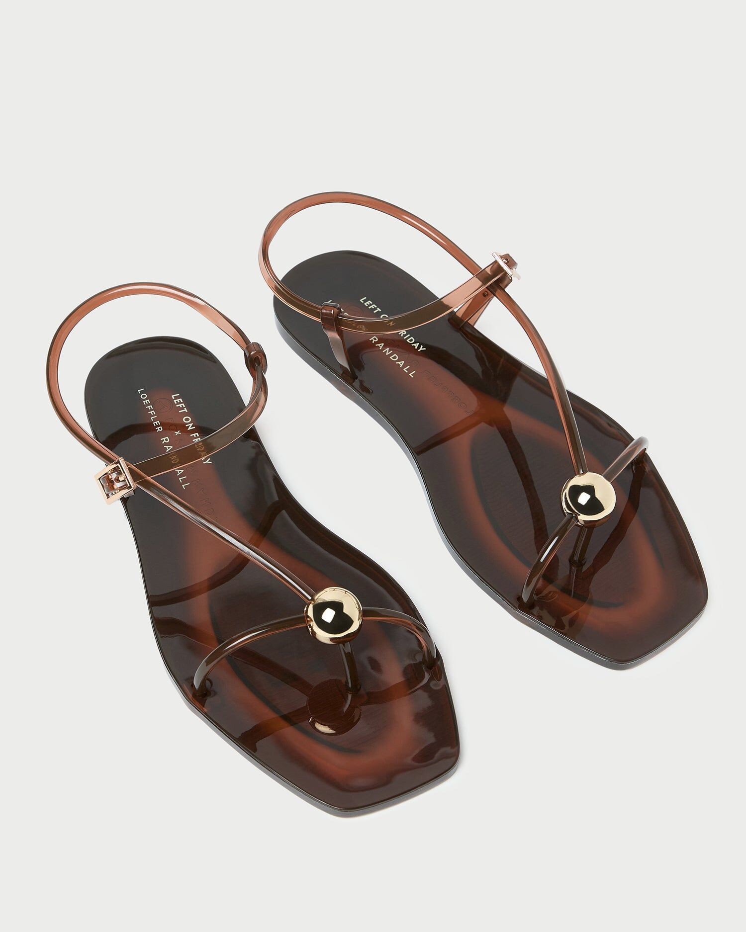 dana brown strappy jelly sandal 3