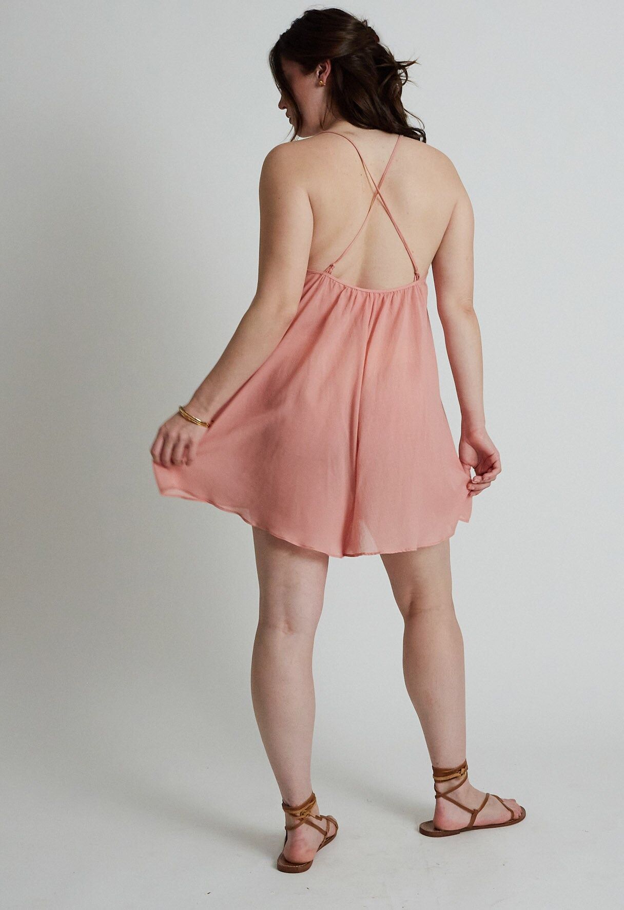 eris romper in rose 1