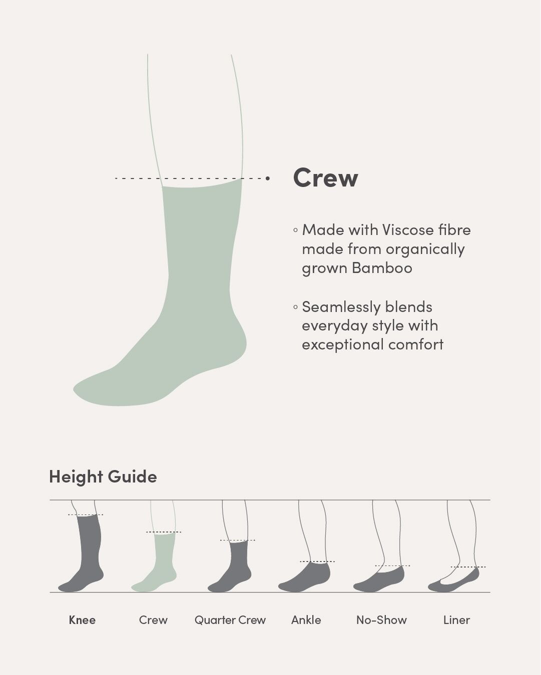 everyday crew socks black 2