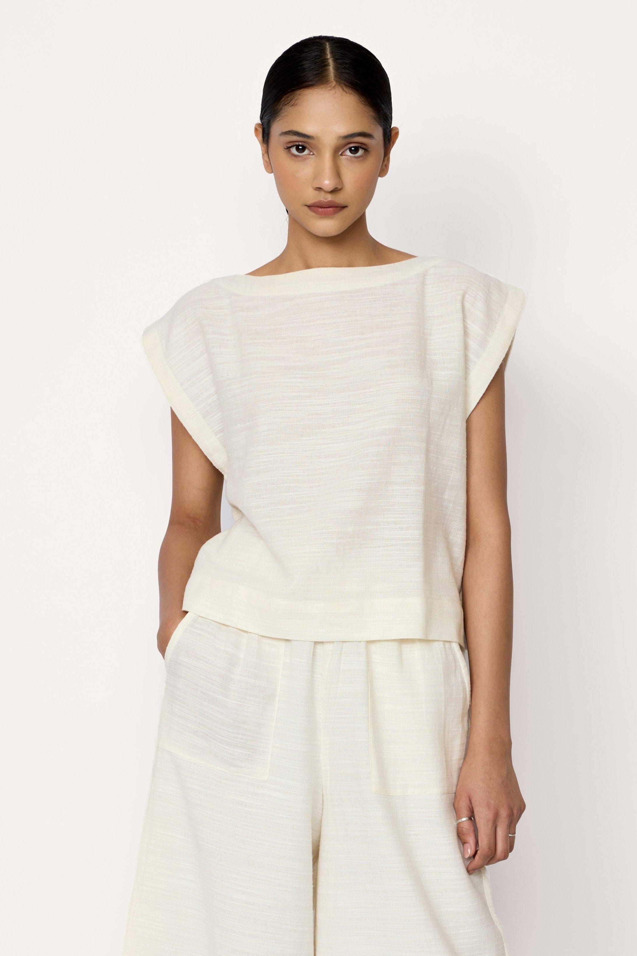 everyday top ivory cotton 1