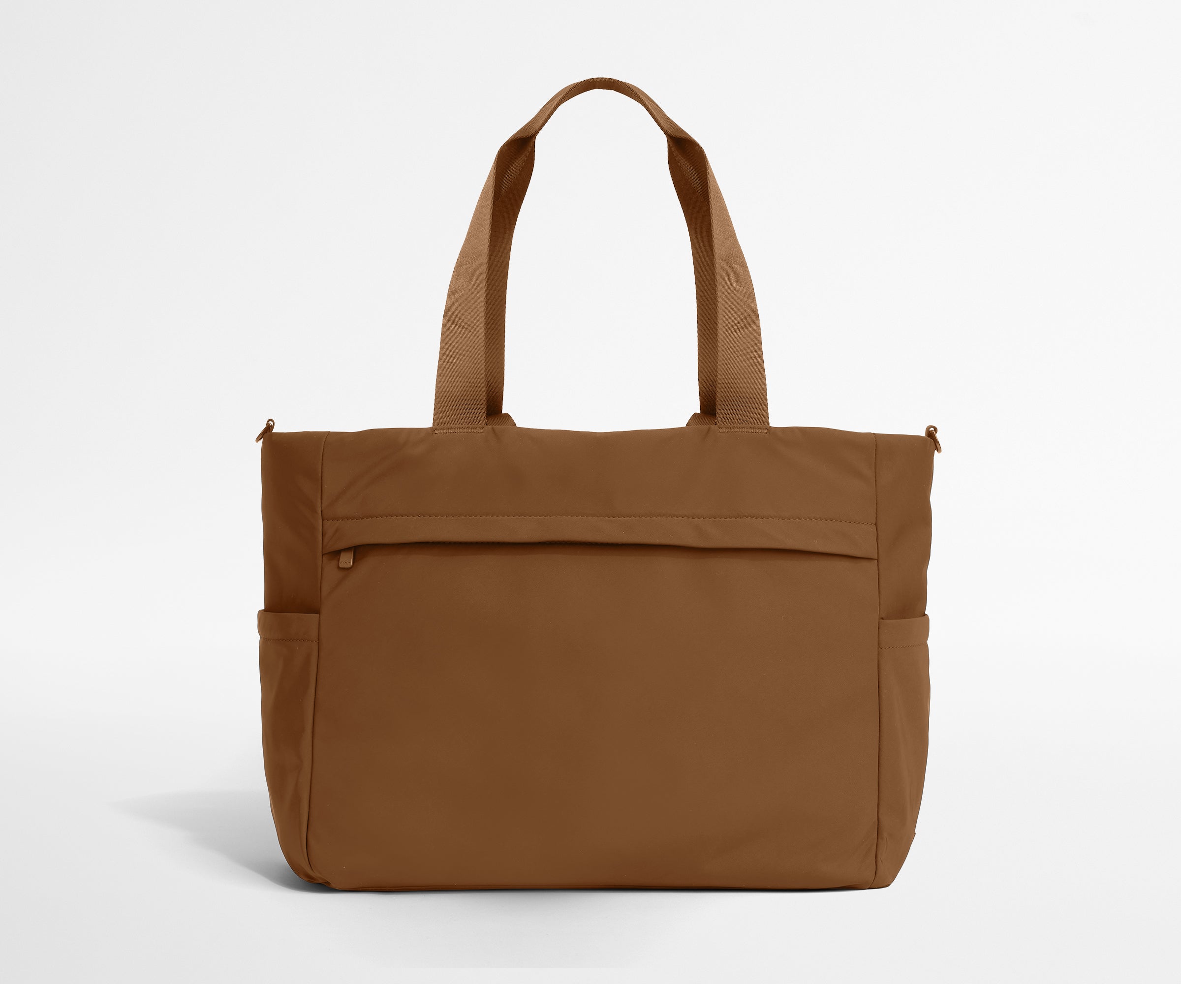 featherlight diaper tote in amaro brown 1