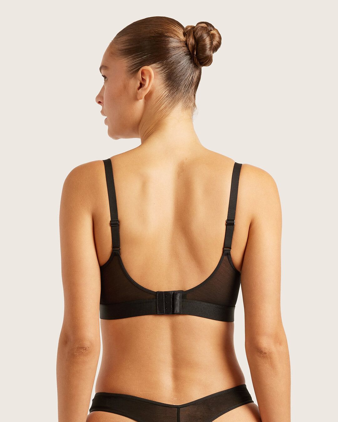 freemesh full bust wireless bra black 2