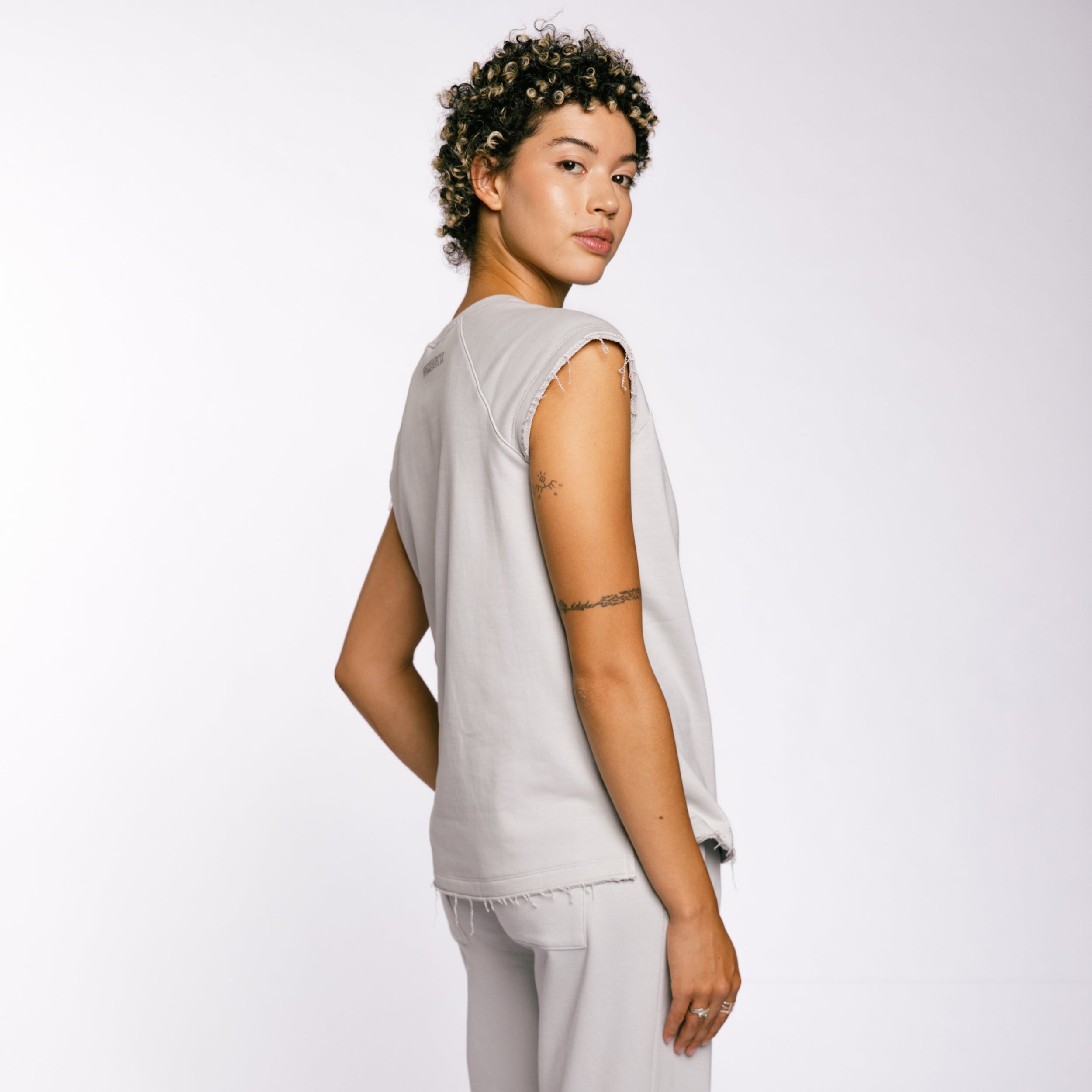 french terry cut off crew concrete gray 2