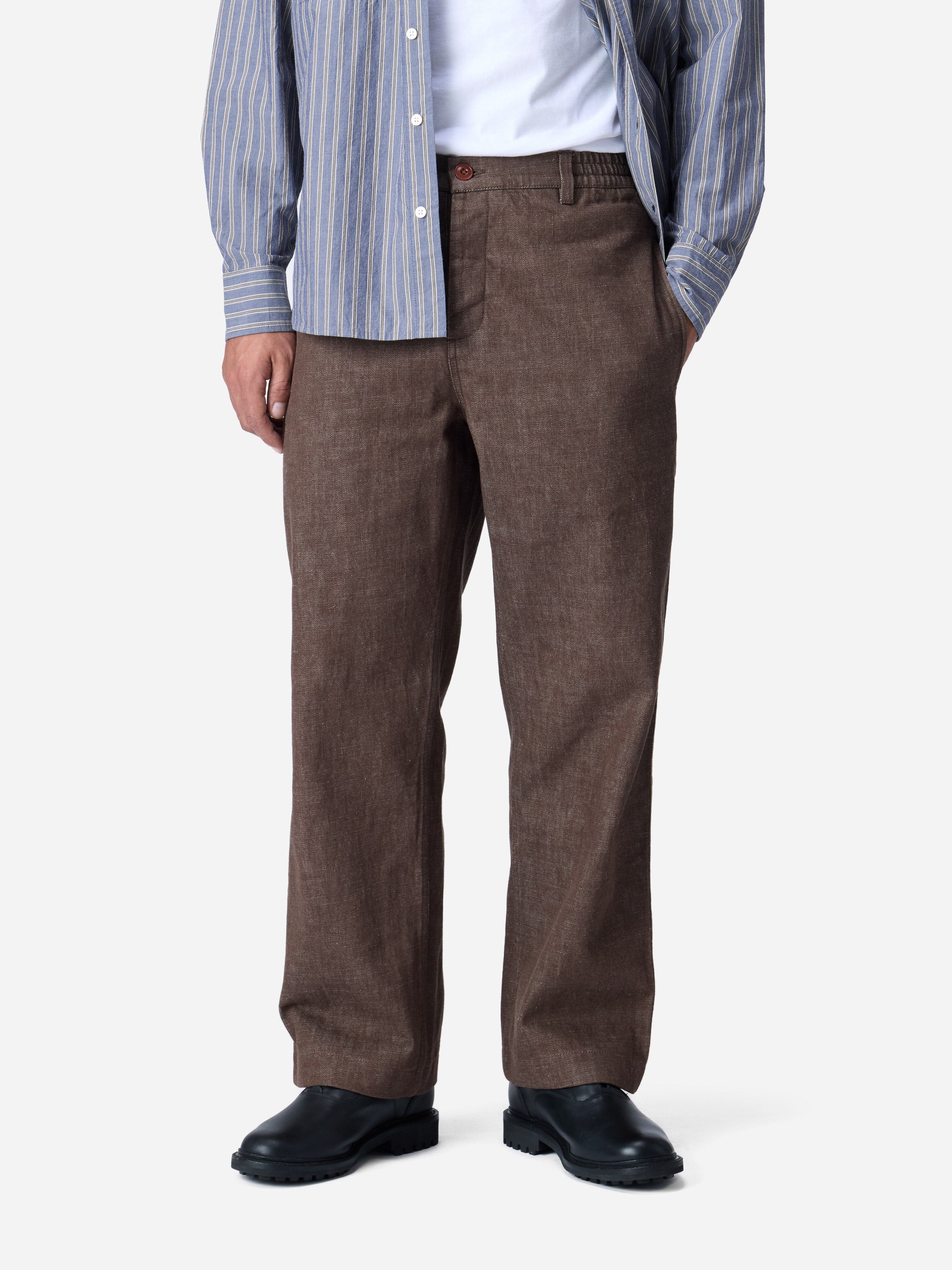 harvest pant brown denim 1