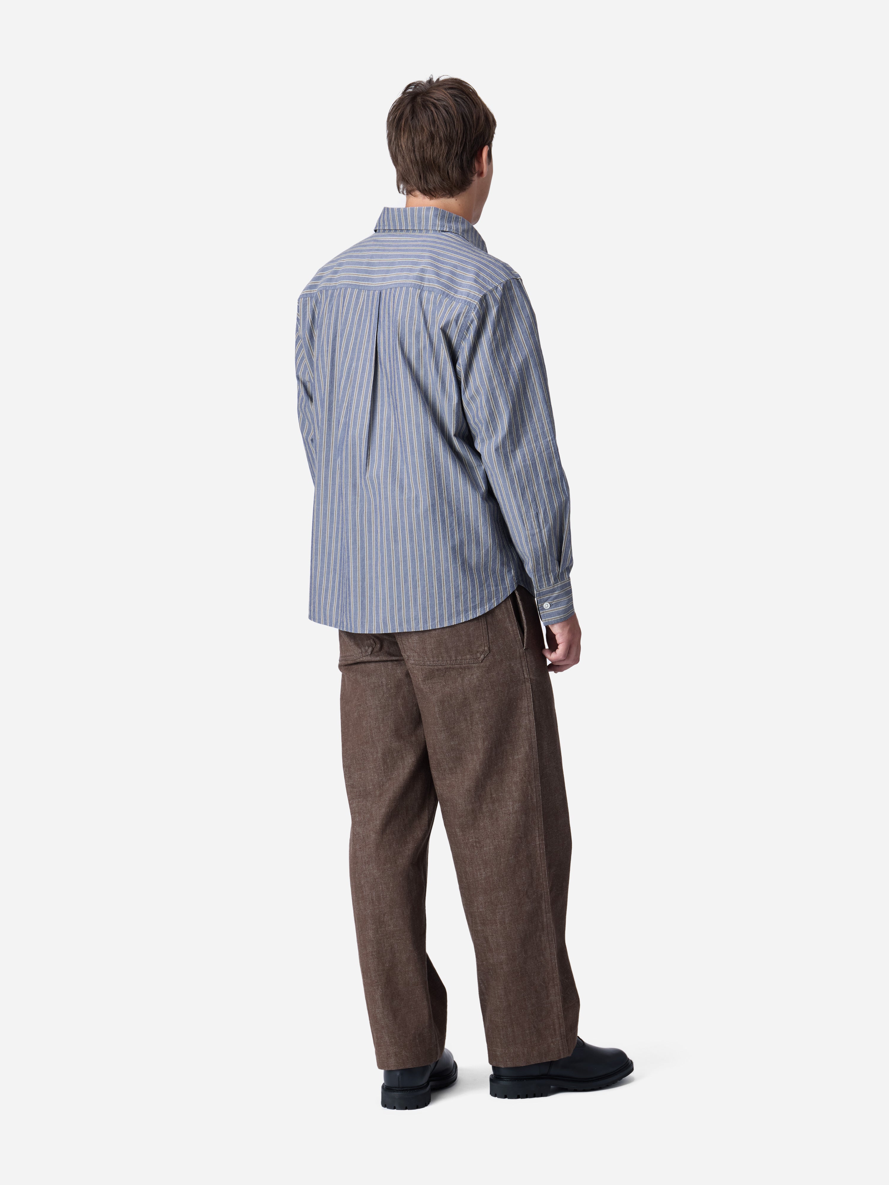 harvest pant brown denim 3