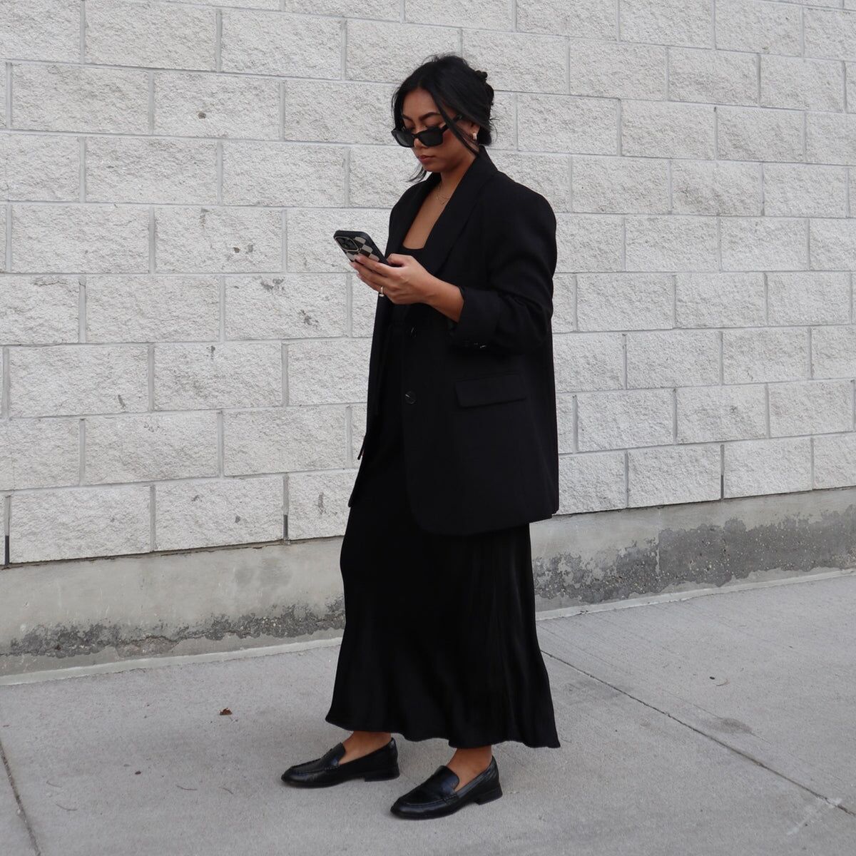 hilly loafers black leather 2