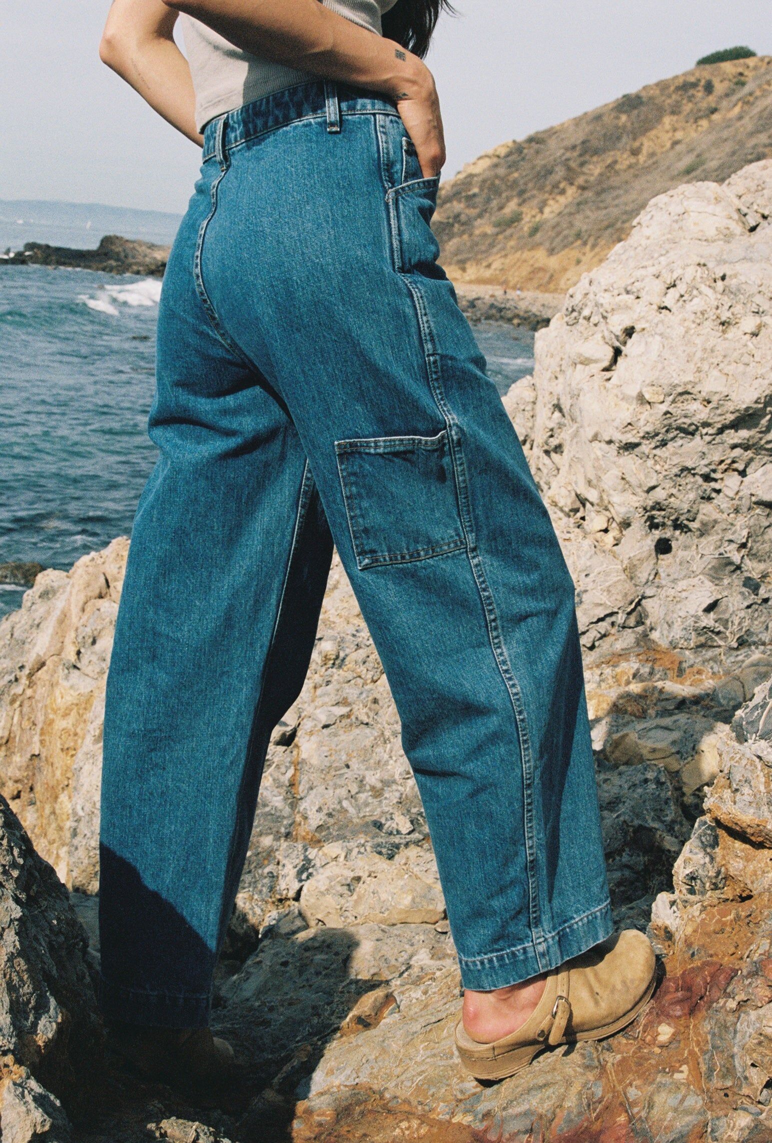 isa pant navy thread vintage wash 1