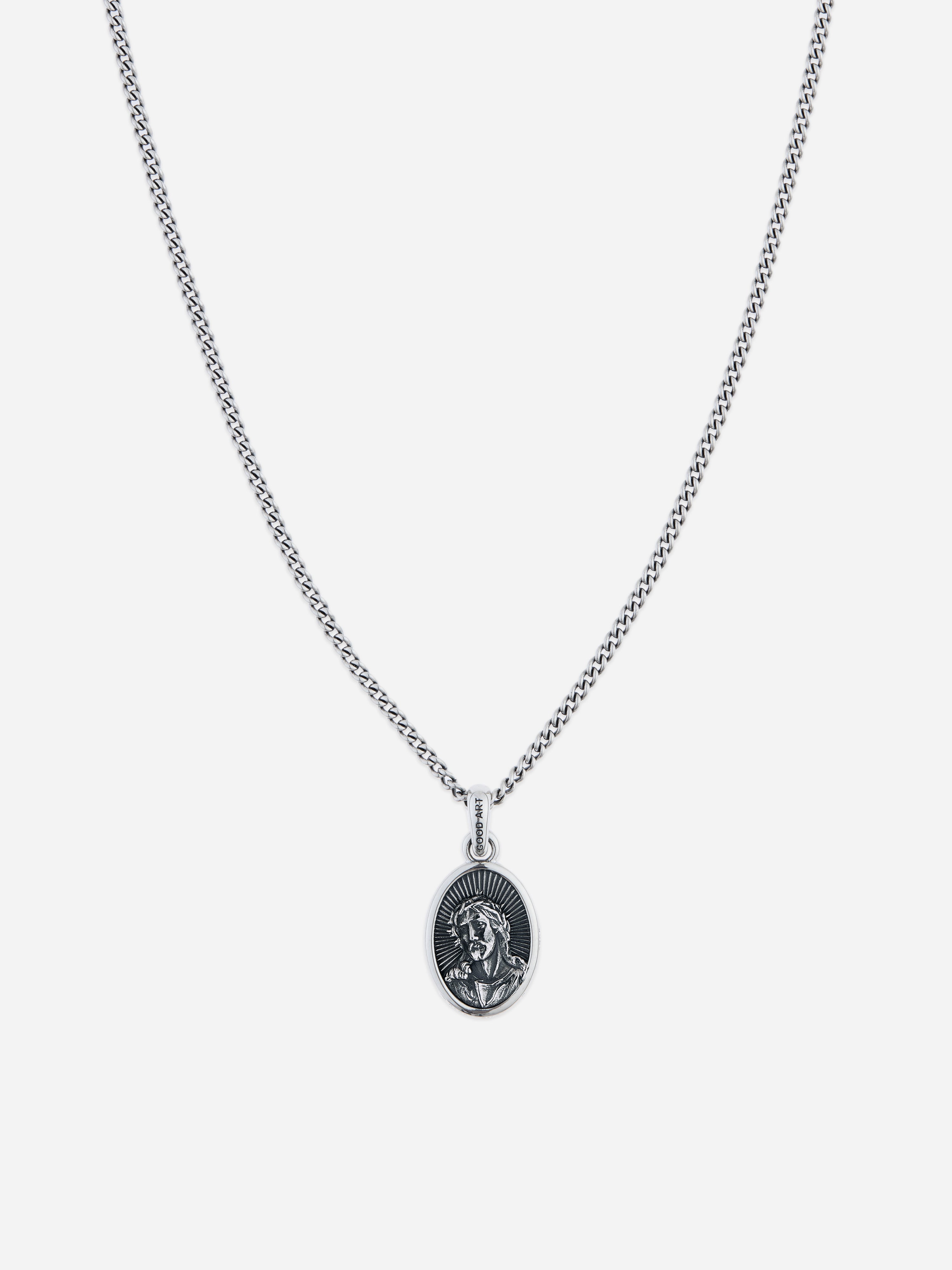 jesus peace pendant sterling silver 2