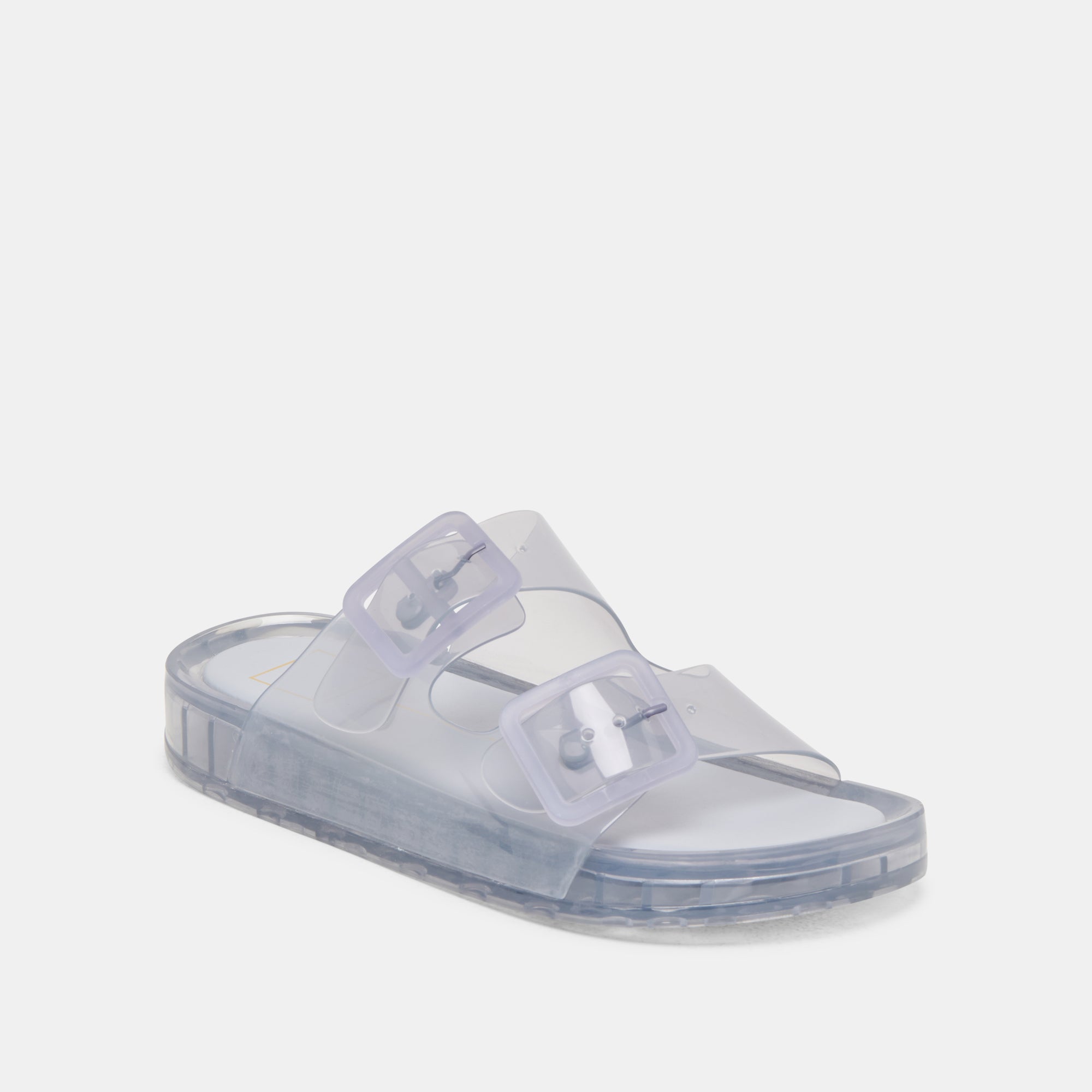 julio sandals dusty blue vinyl 2