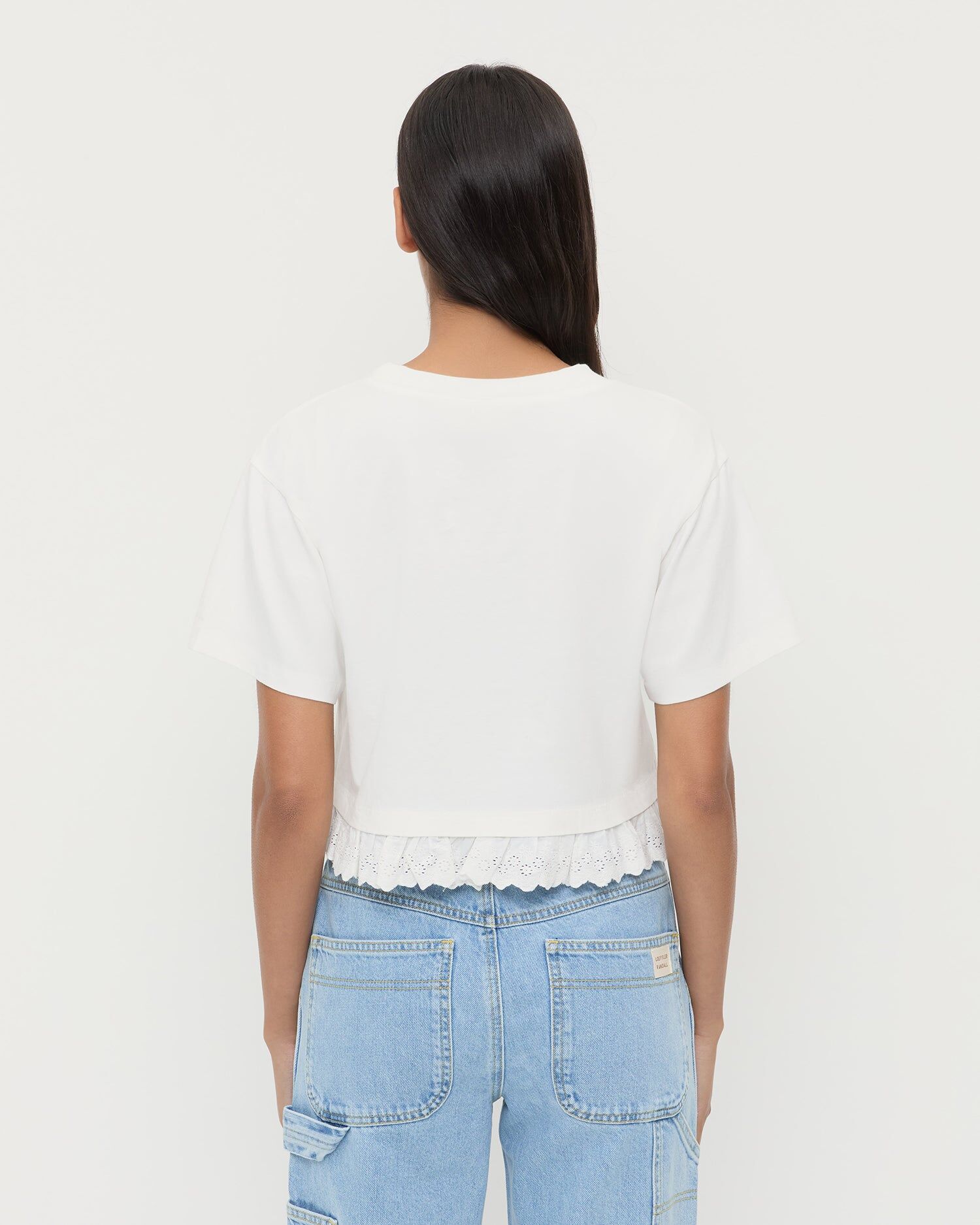 junie lace trim tee 3