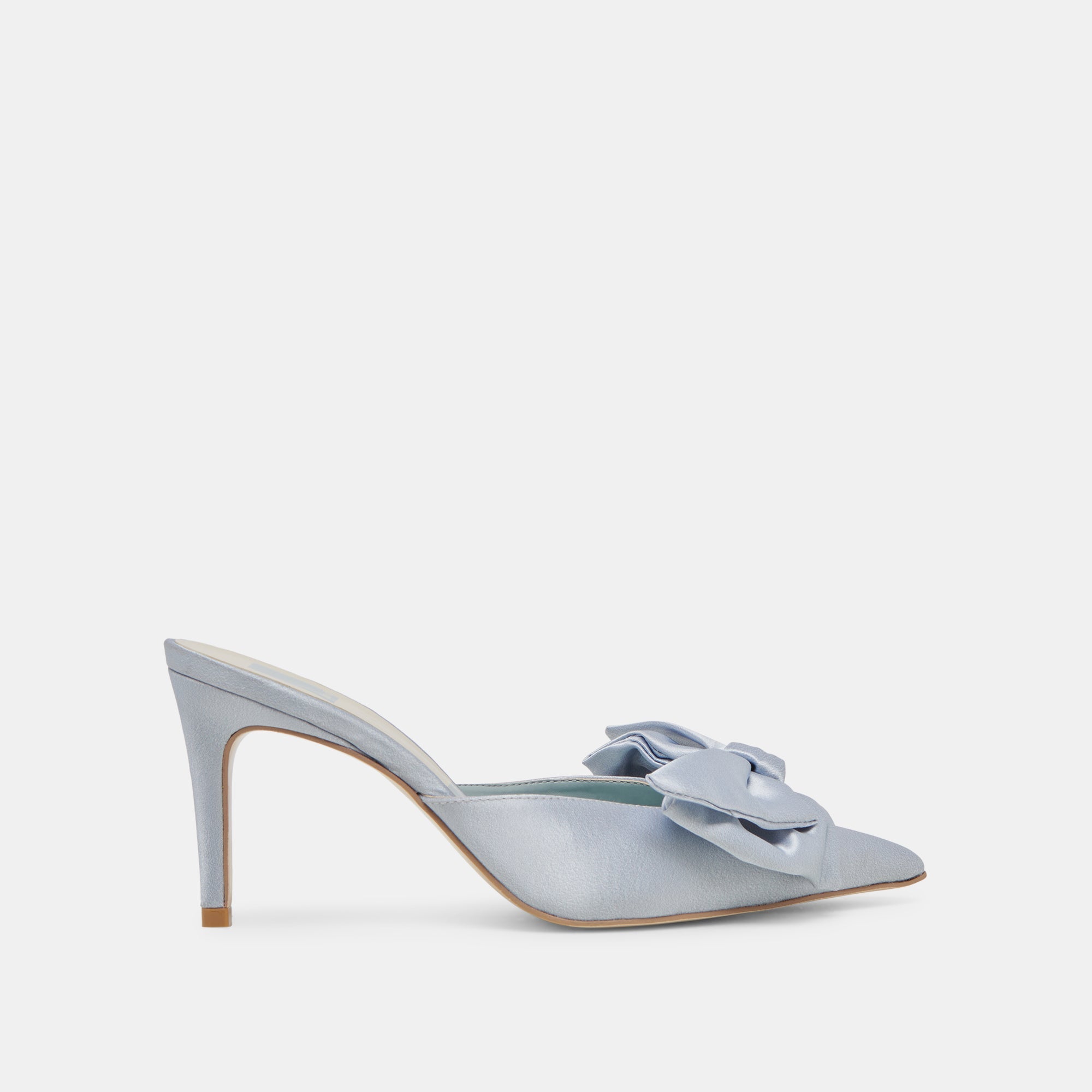 kayli heels light blue satin revita 1