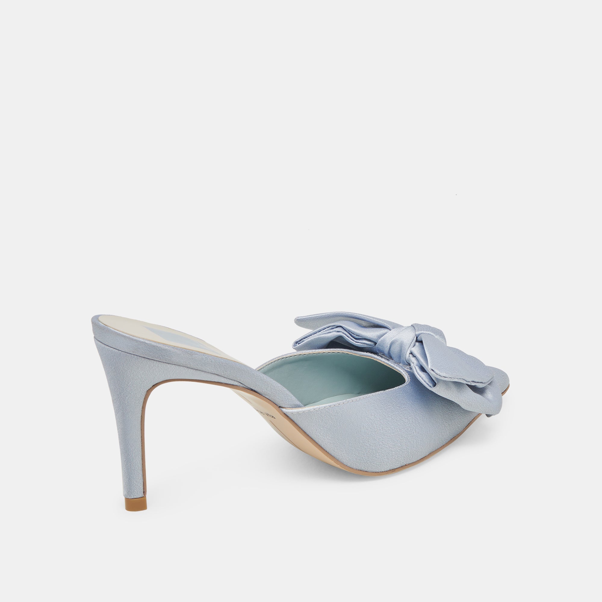 kayli heels light blue satin revita 3