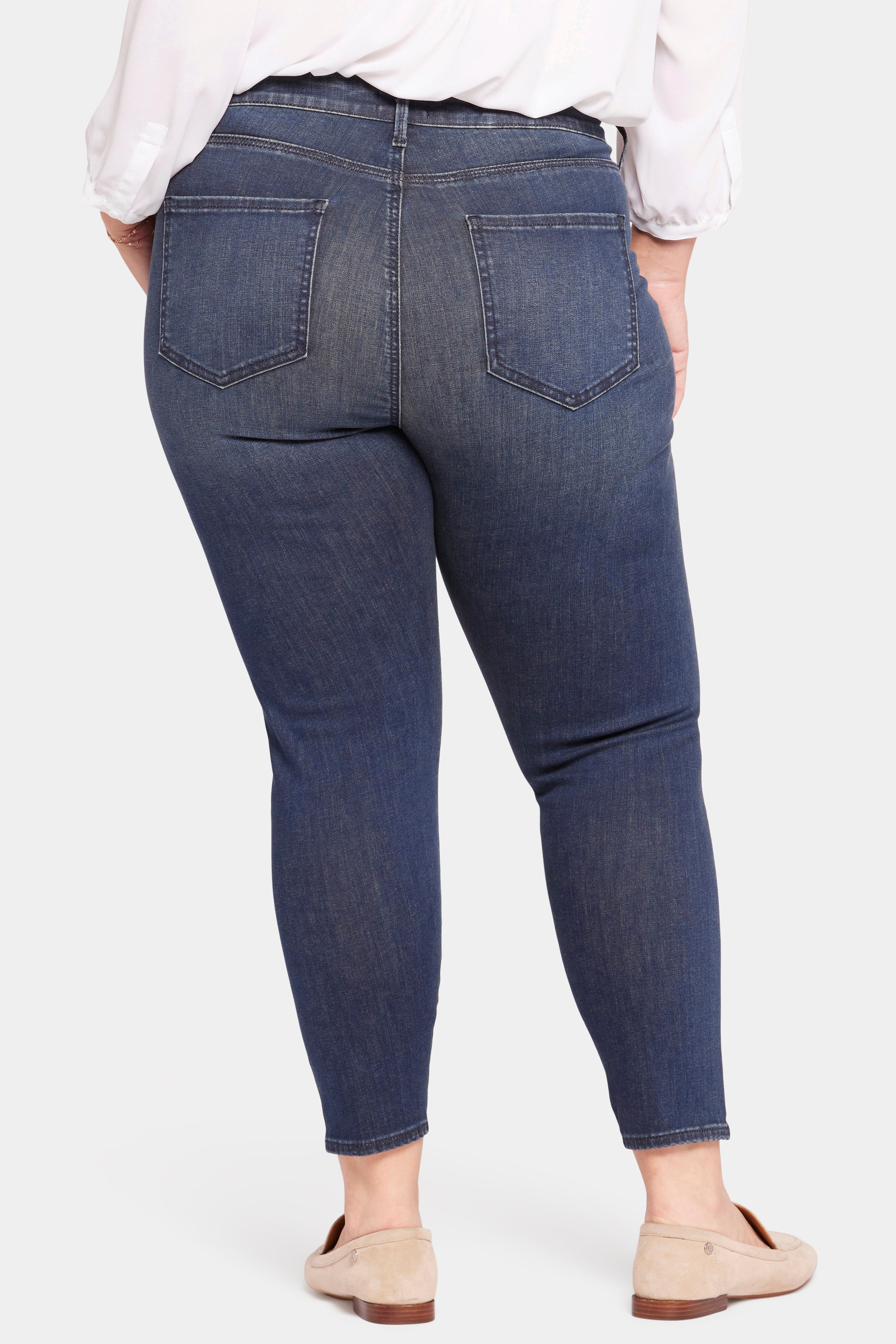 le silhouette ami skinny jeans in petite plus size precious 2