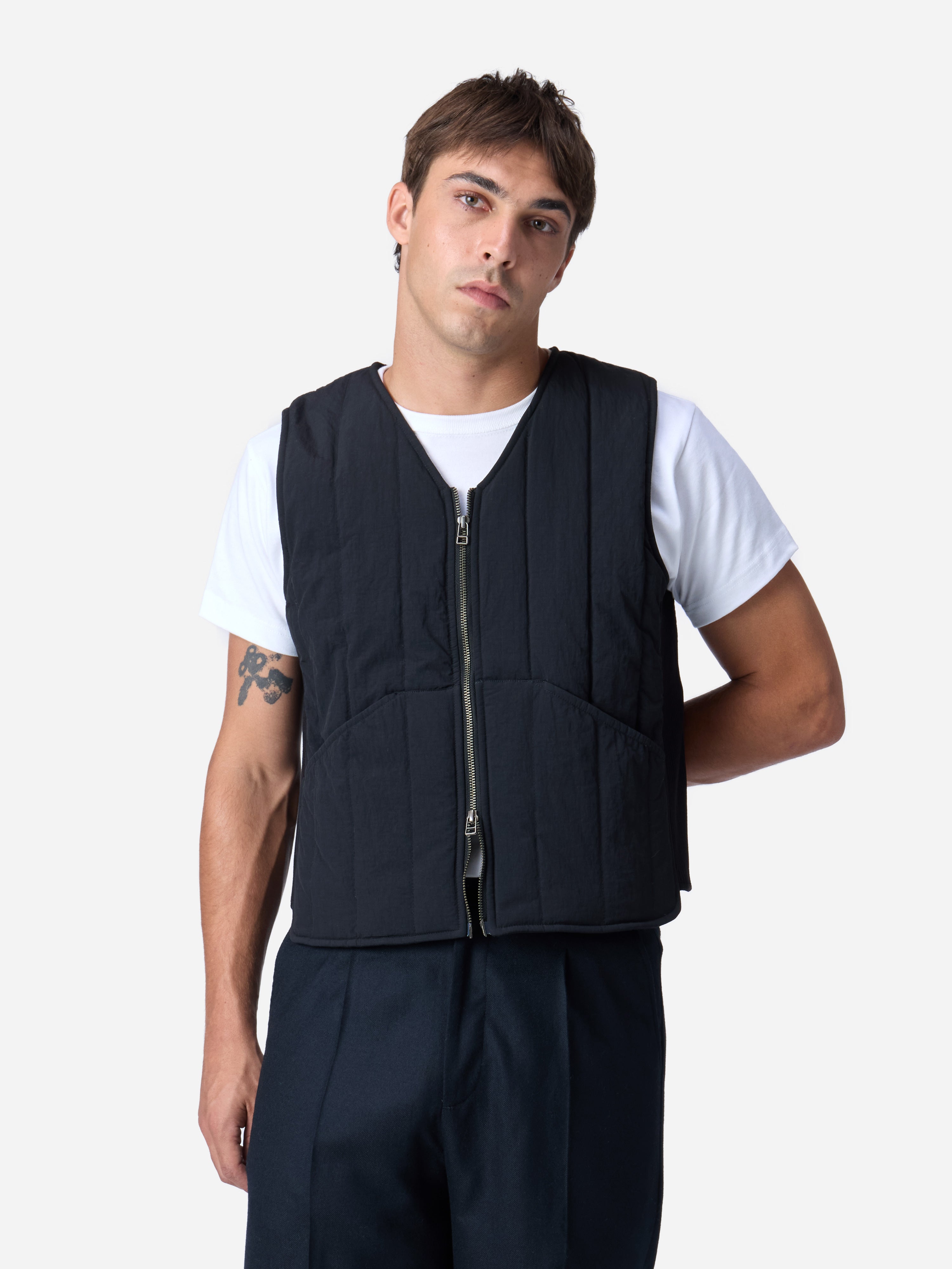 liner vest black ripstop 1
