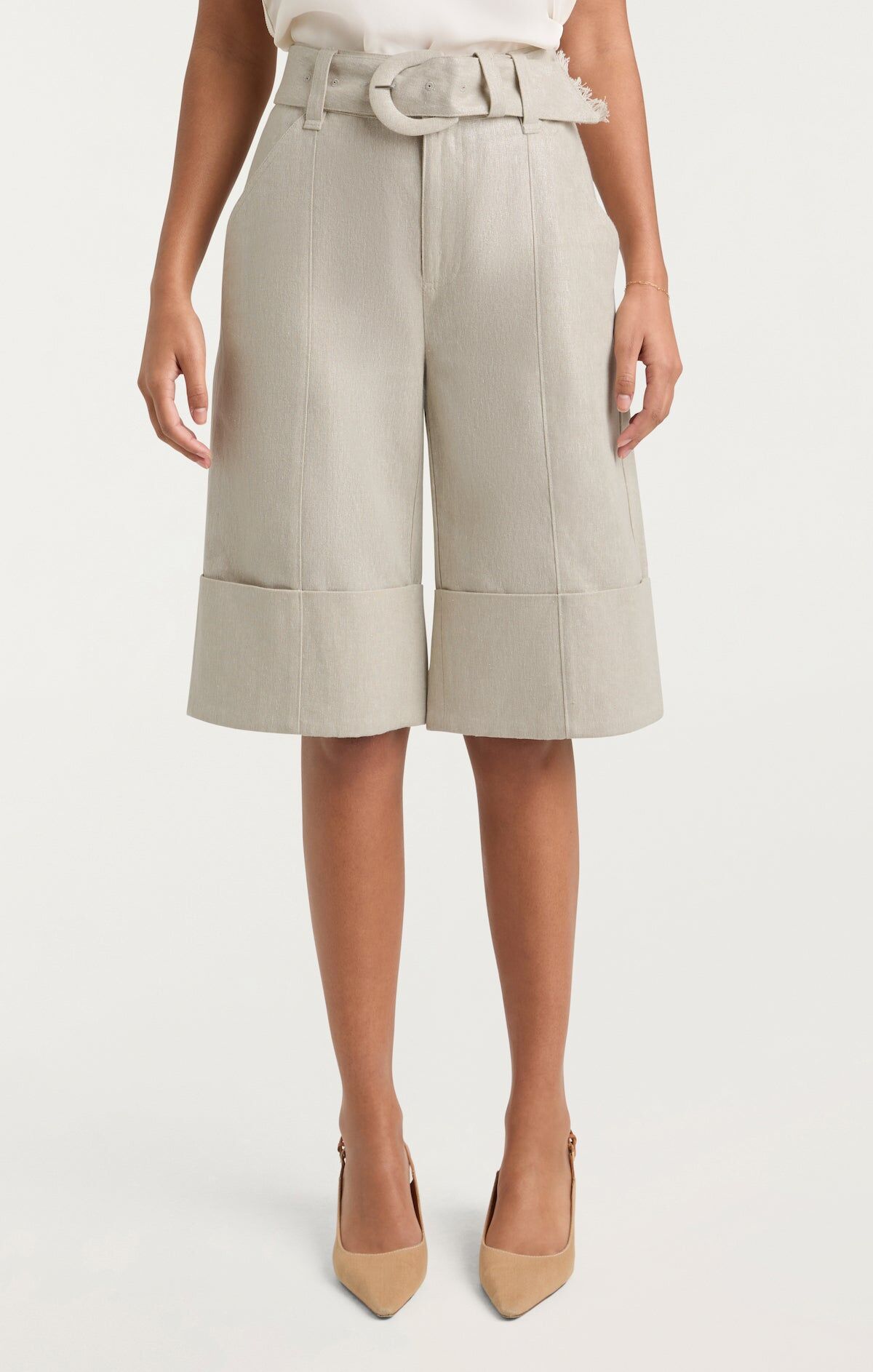 lurex linen vassi short 3