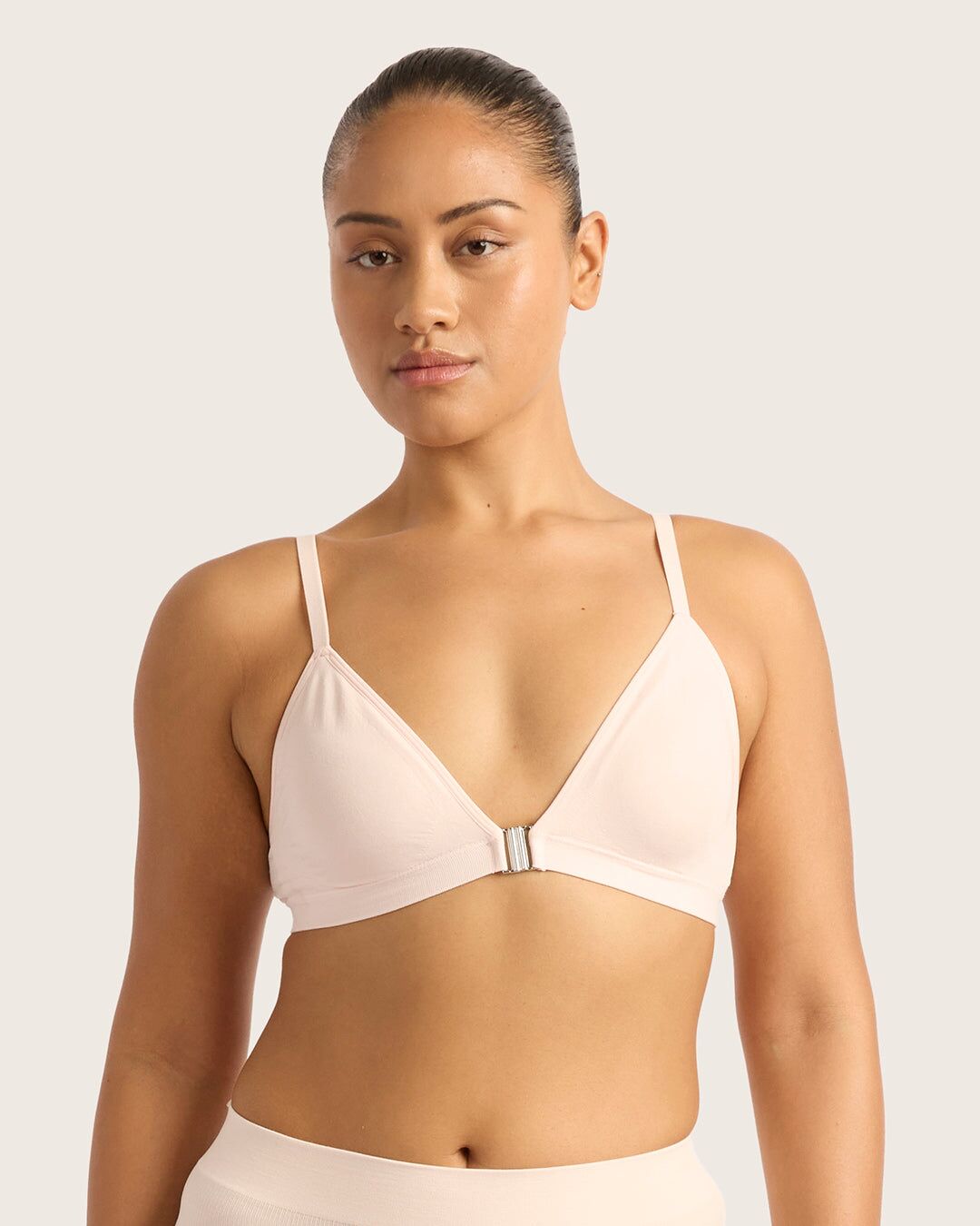 lyolyte padded bralette powder pink 1