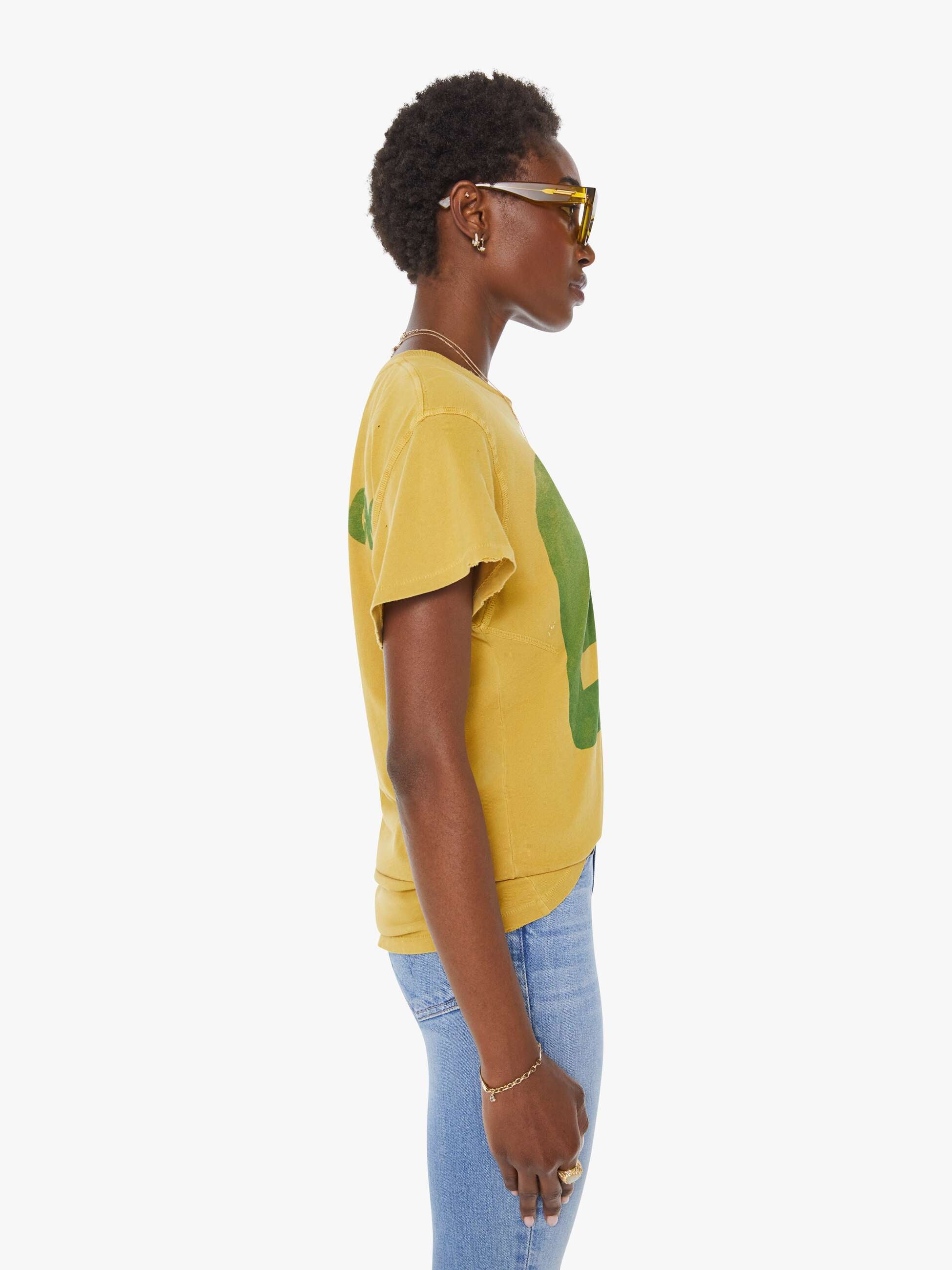 madeworn woodstock tee mustard 2