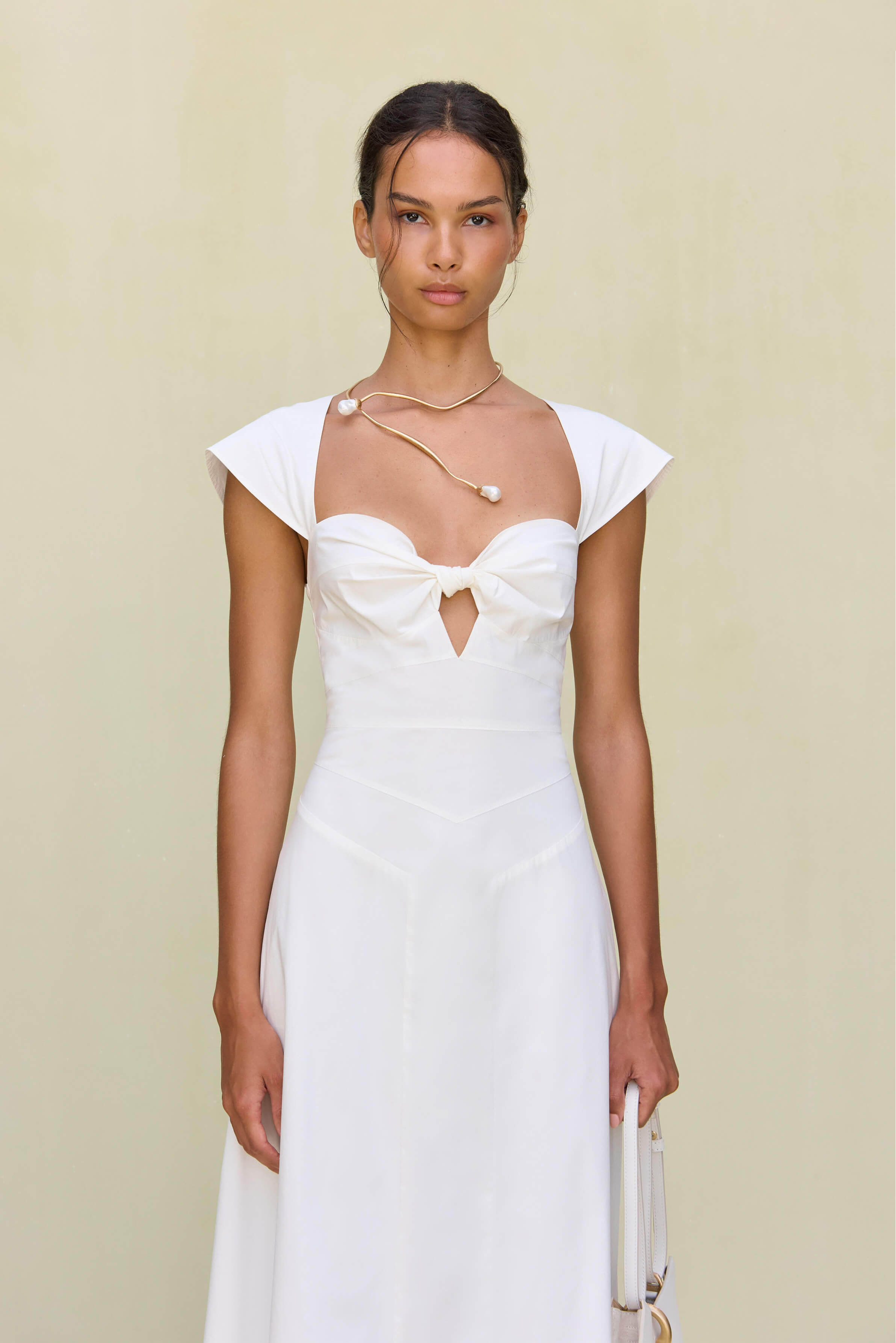 magnolia dress optic white 3