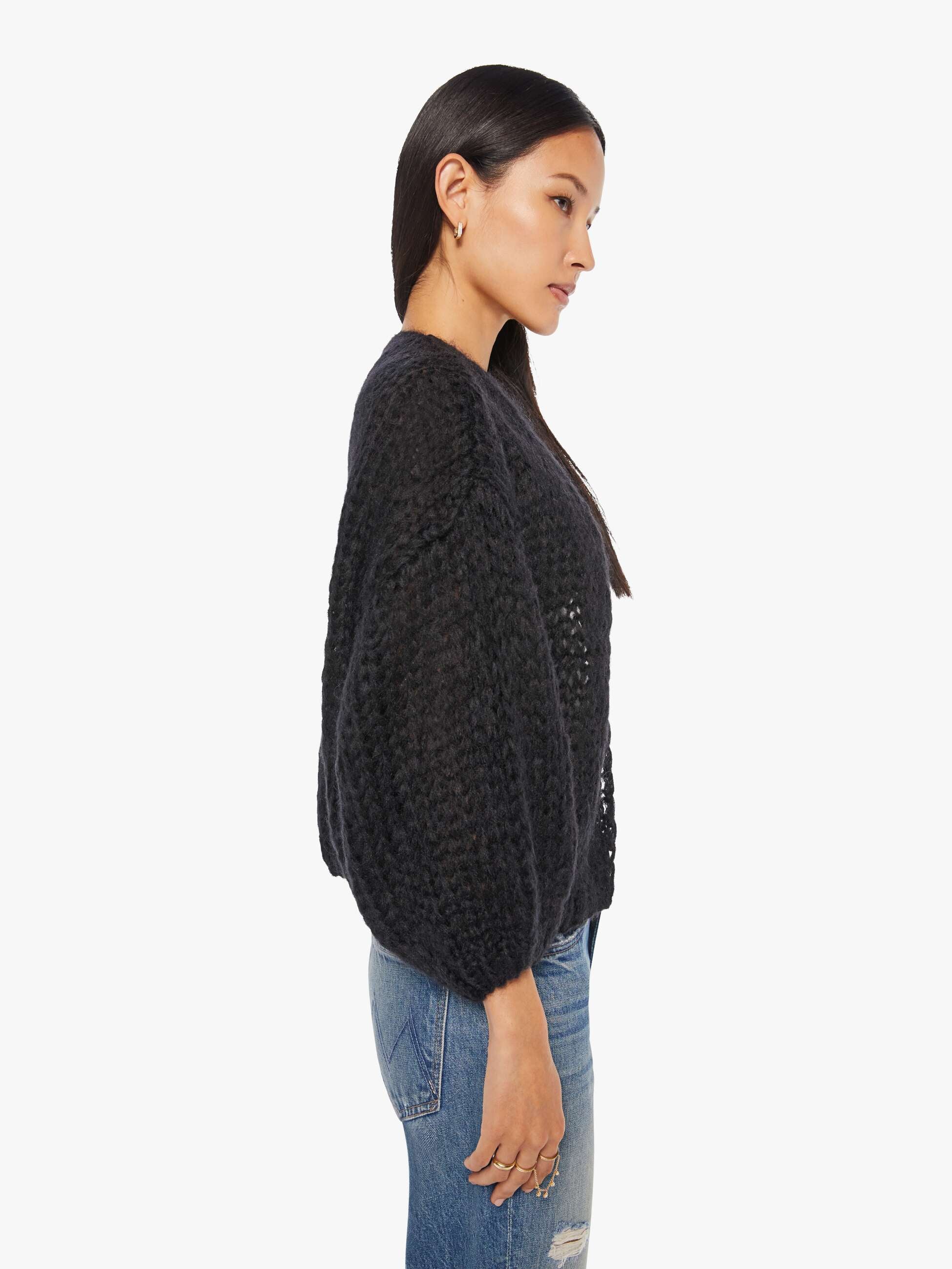 maiami big bomber cardigan black 2