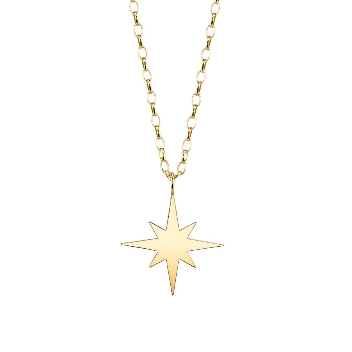 mens collection pure gold starburst charm 1