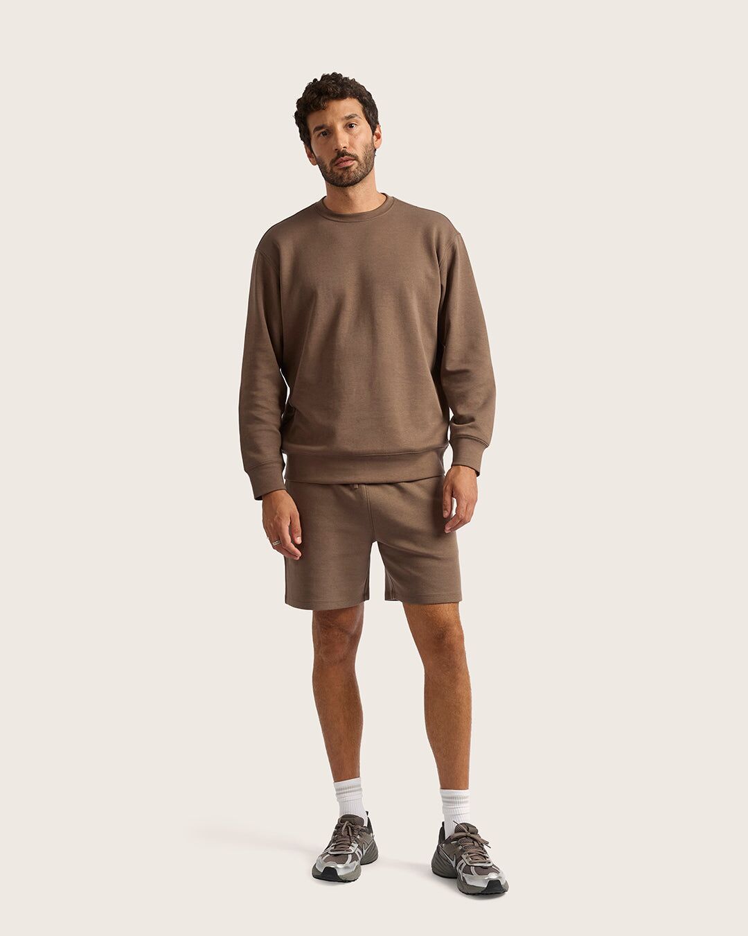 mens sweat shorts 6 oyster 2