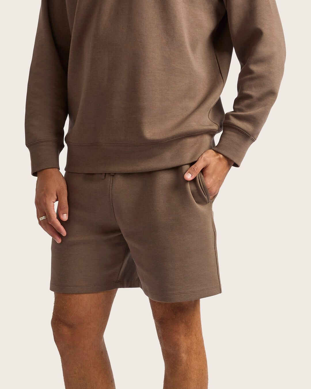 mens sweat shorts 6 oyster 3