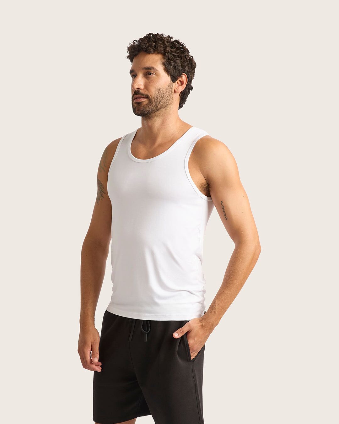 mens tank top white 3