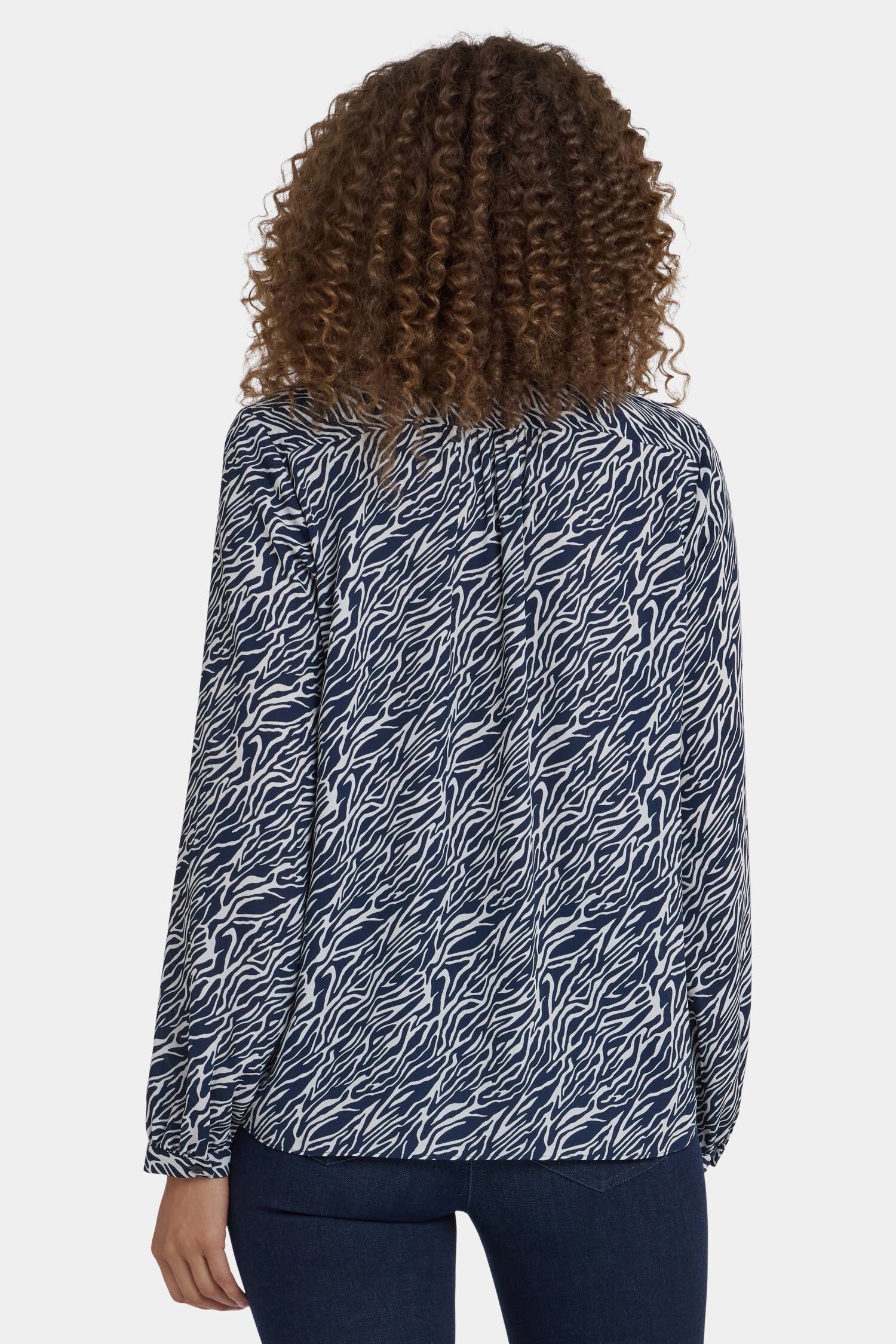modern blouse vintage zebra 2