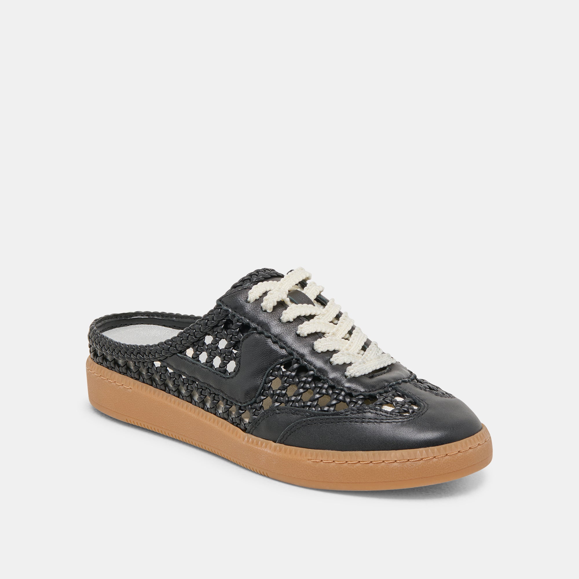 notice slide woven sneakers black woven stella 2