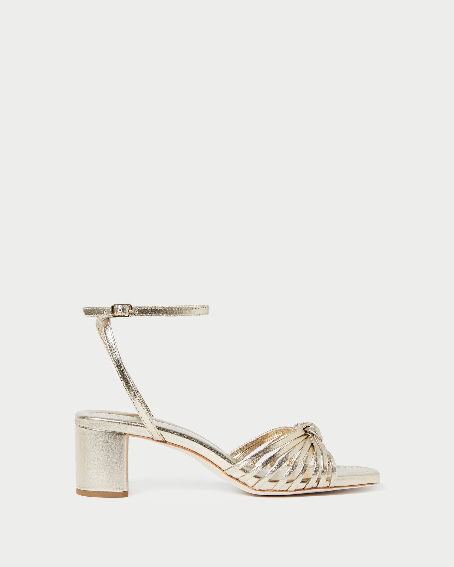 olivia champagne knot mid heel 1