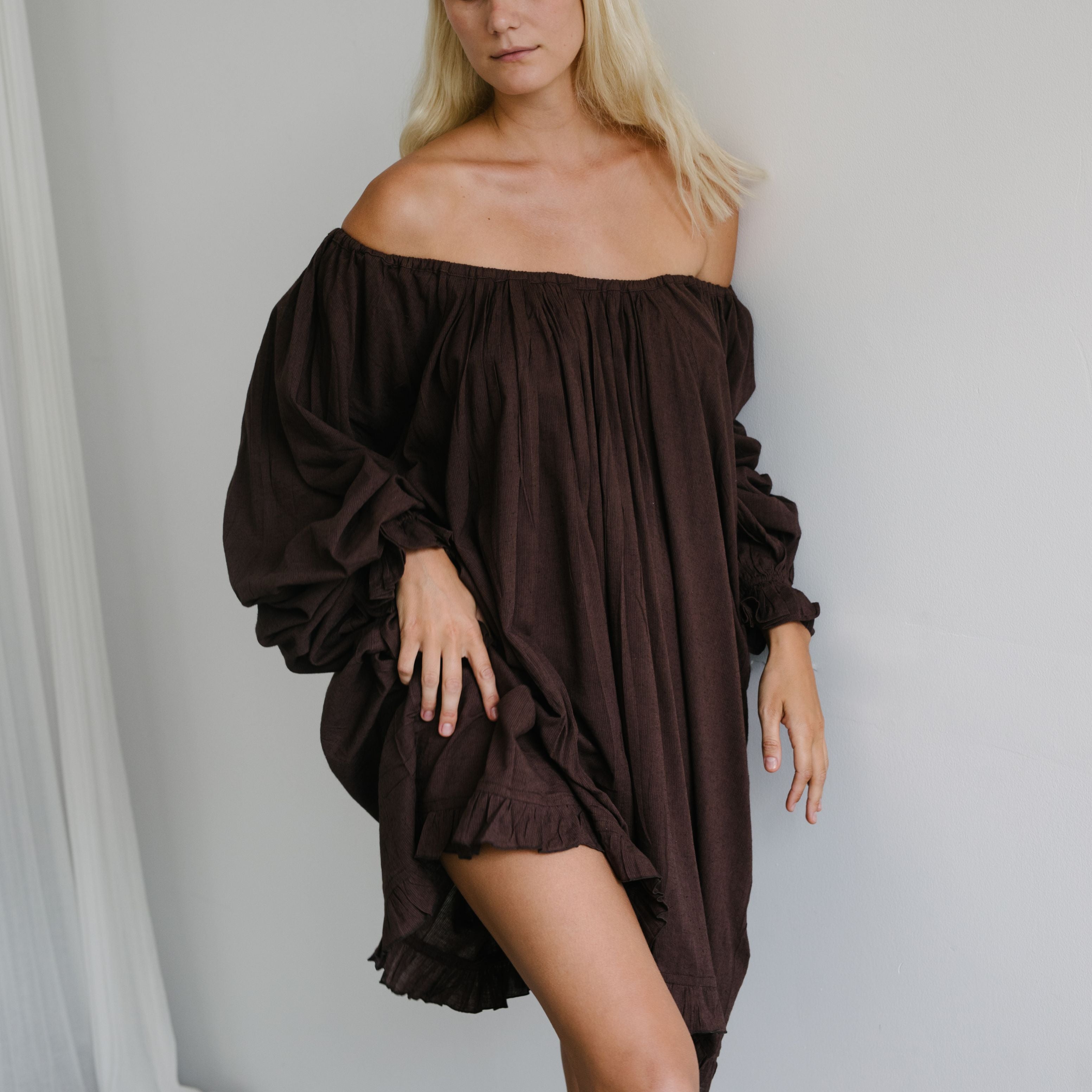 opal chocolate smock dress 2