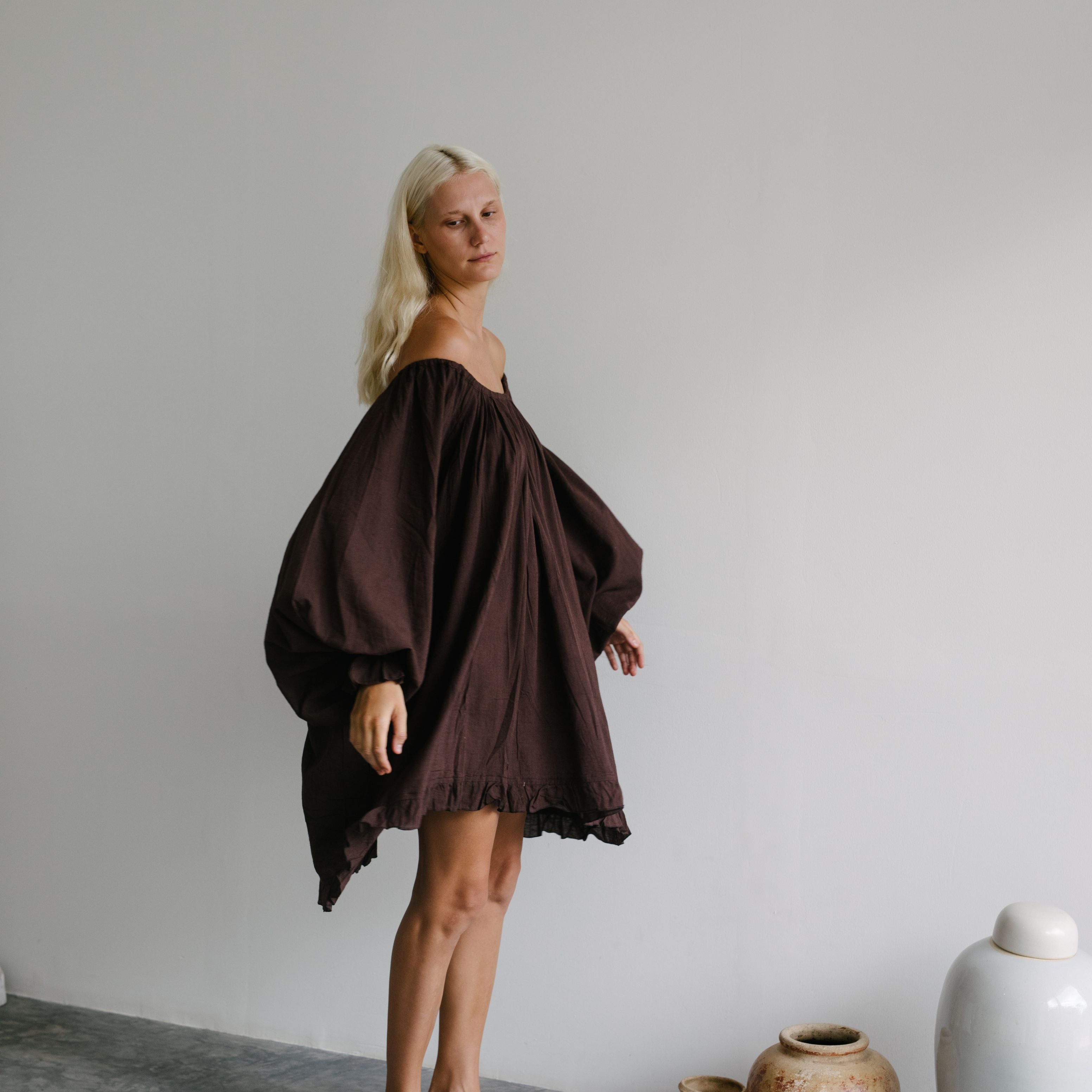 opal chocolate smock dress 3
