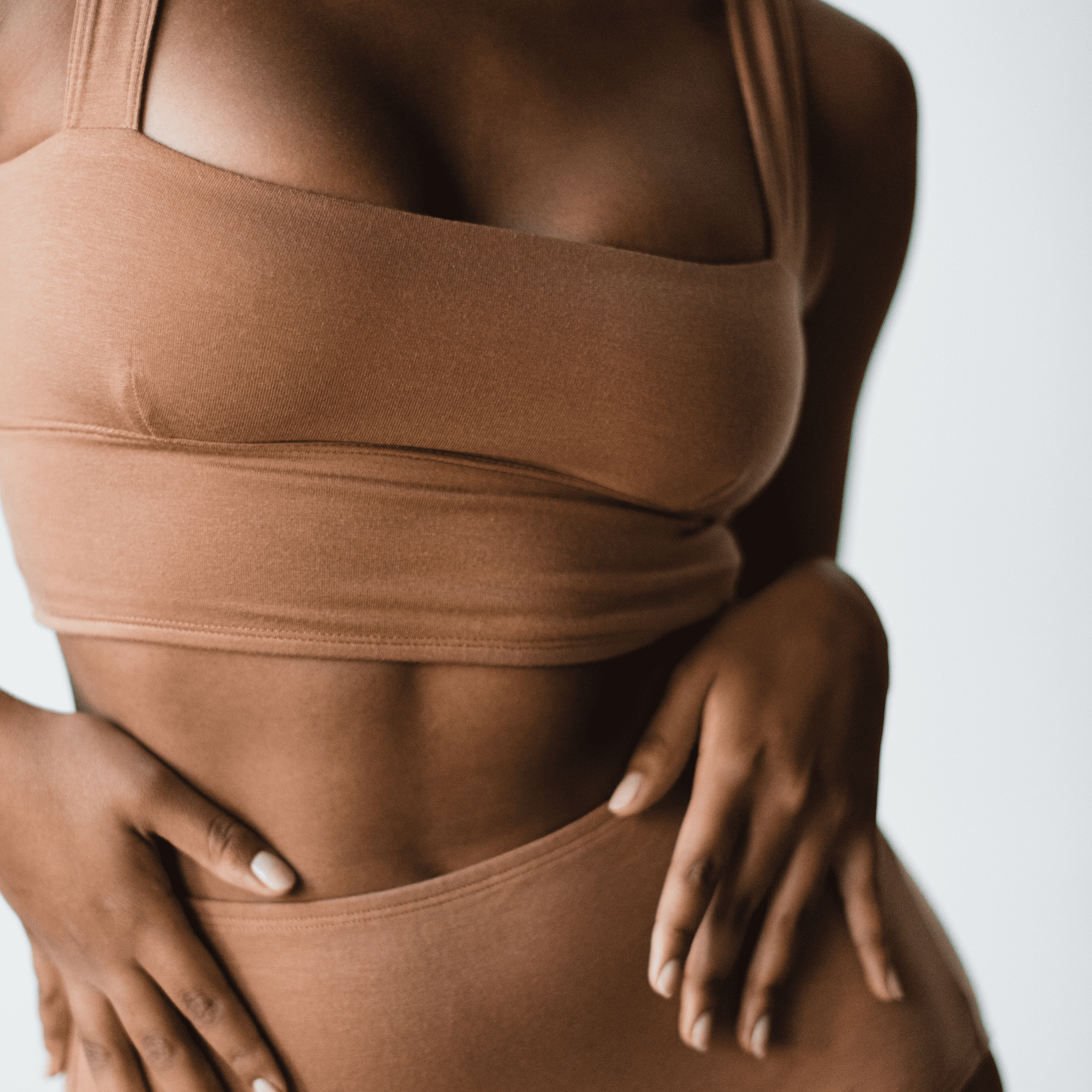organic cotton square neck bralette 2