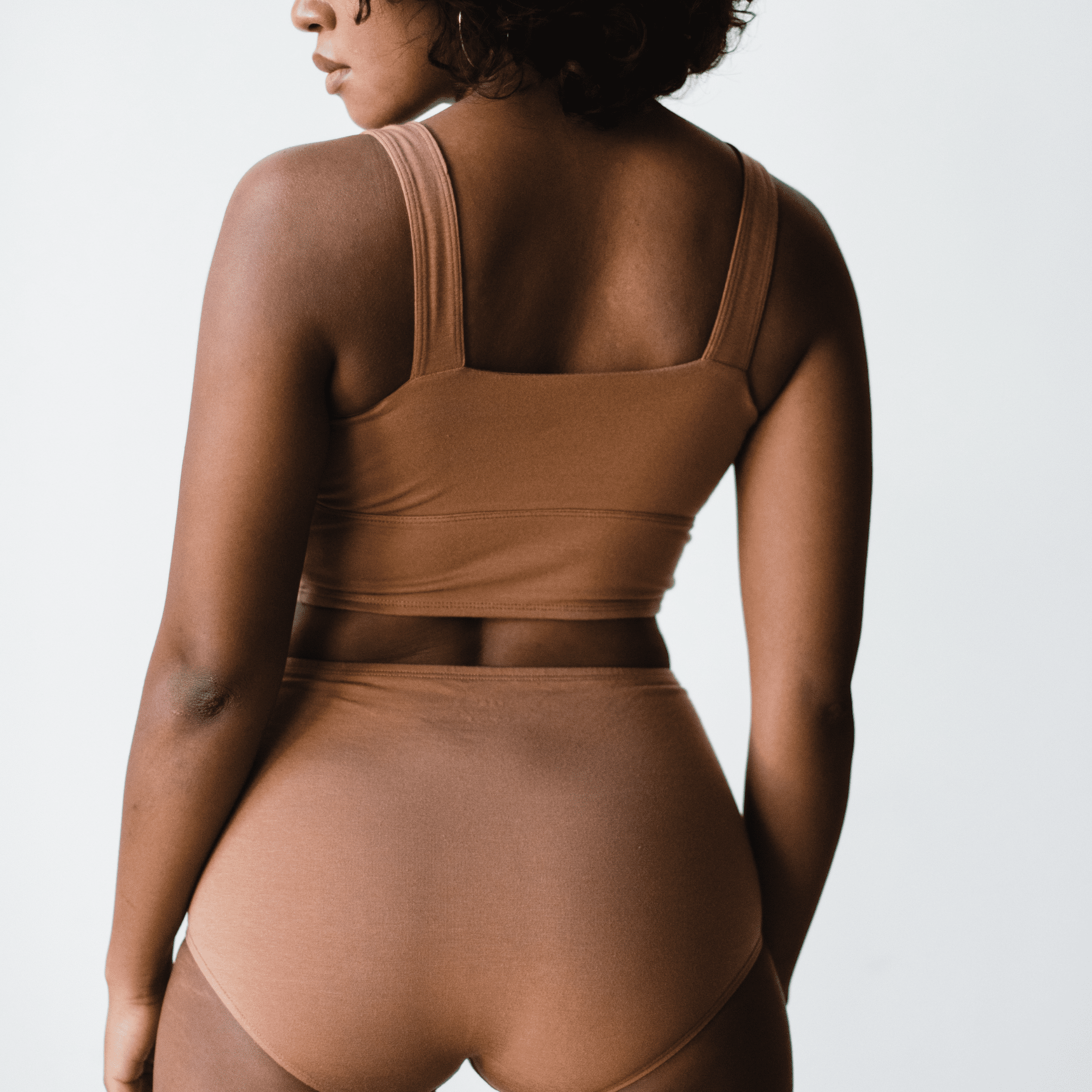 organic cotton square neck bralette 3