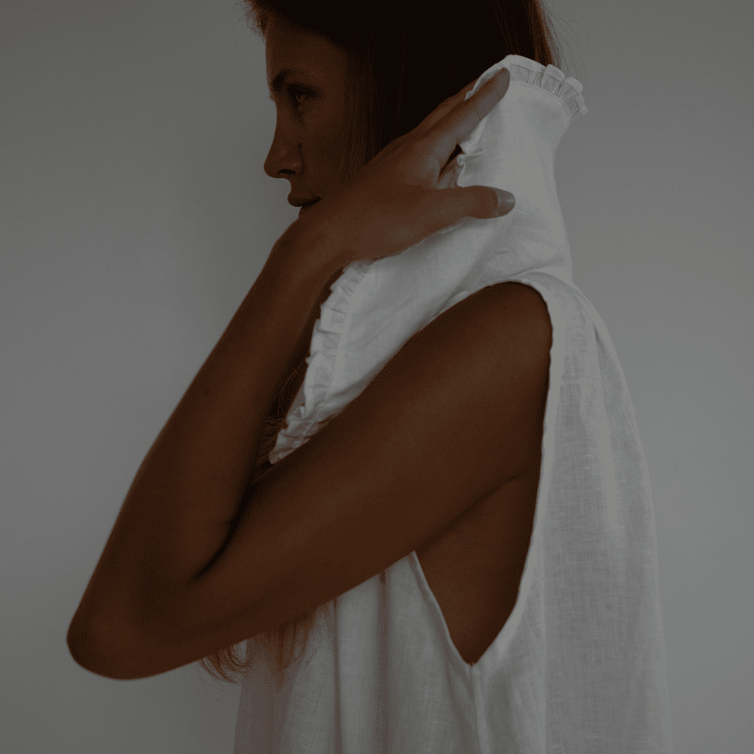 pre order anne white linen blouse 2