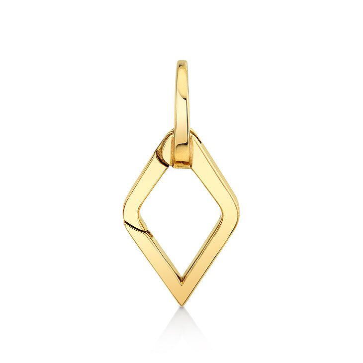 pure gold large eye link clip 1