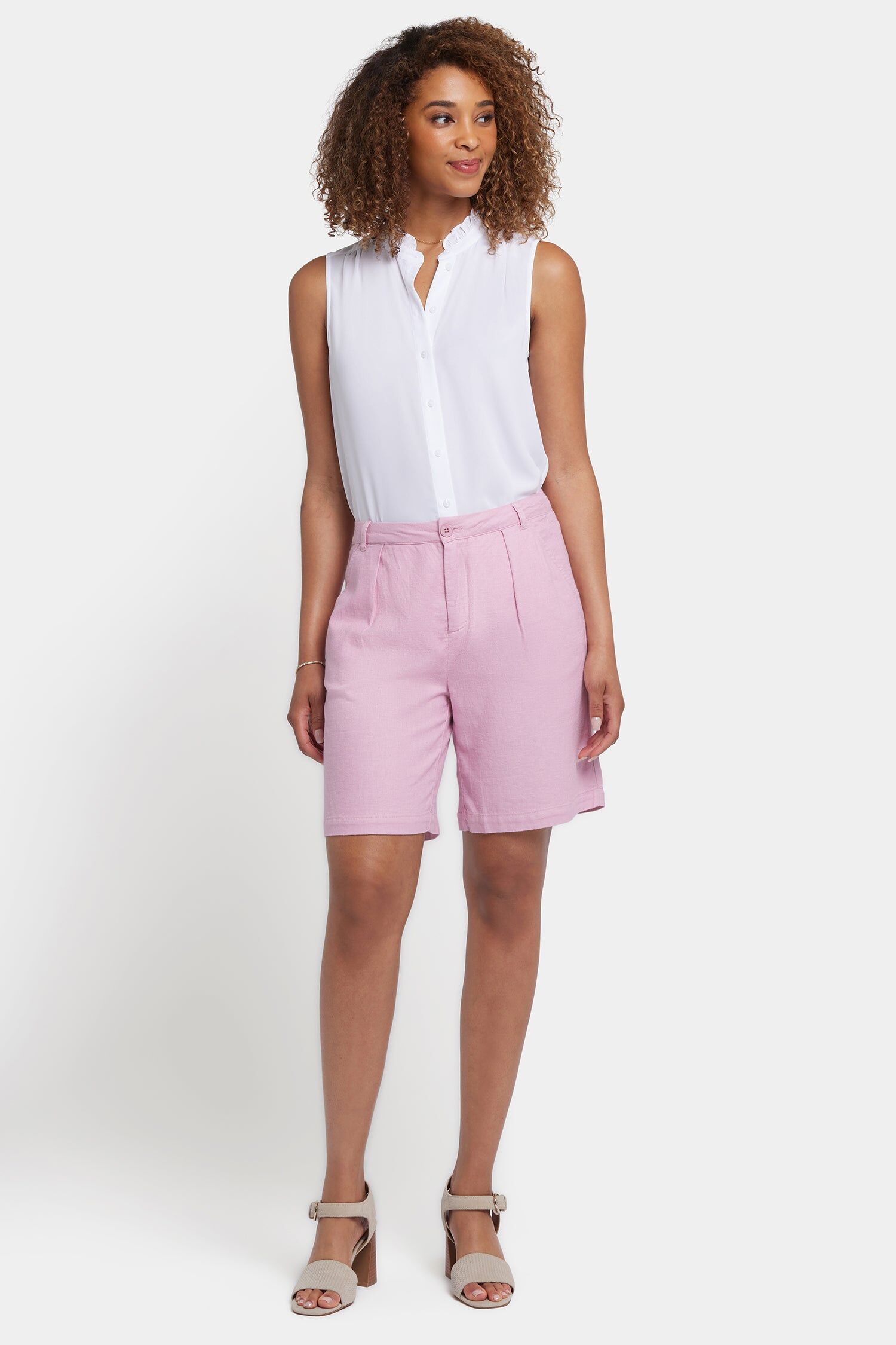 relaxed shorts pink nectar 1